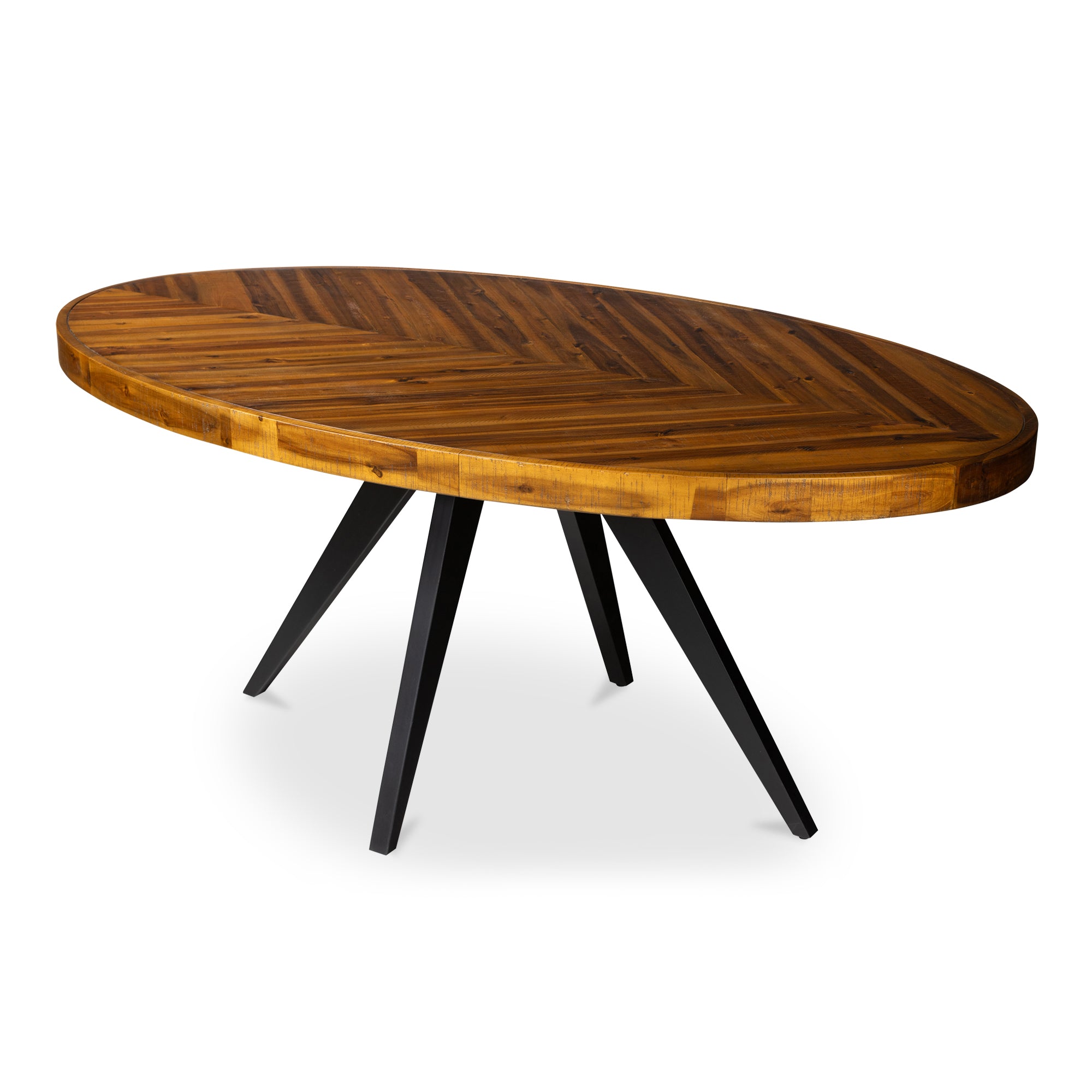 Moes Parq Oval Dining Table Amber TL-1019-14