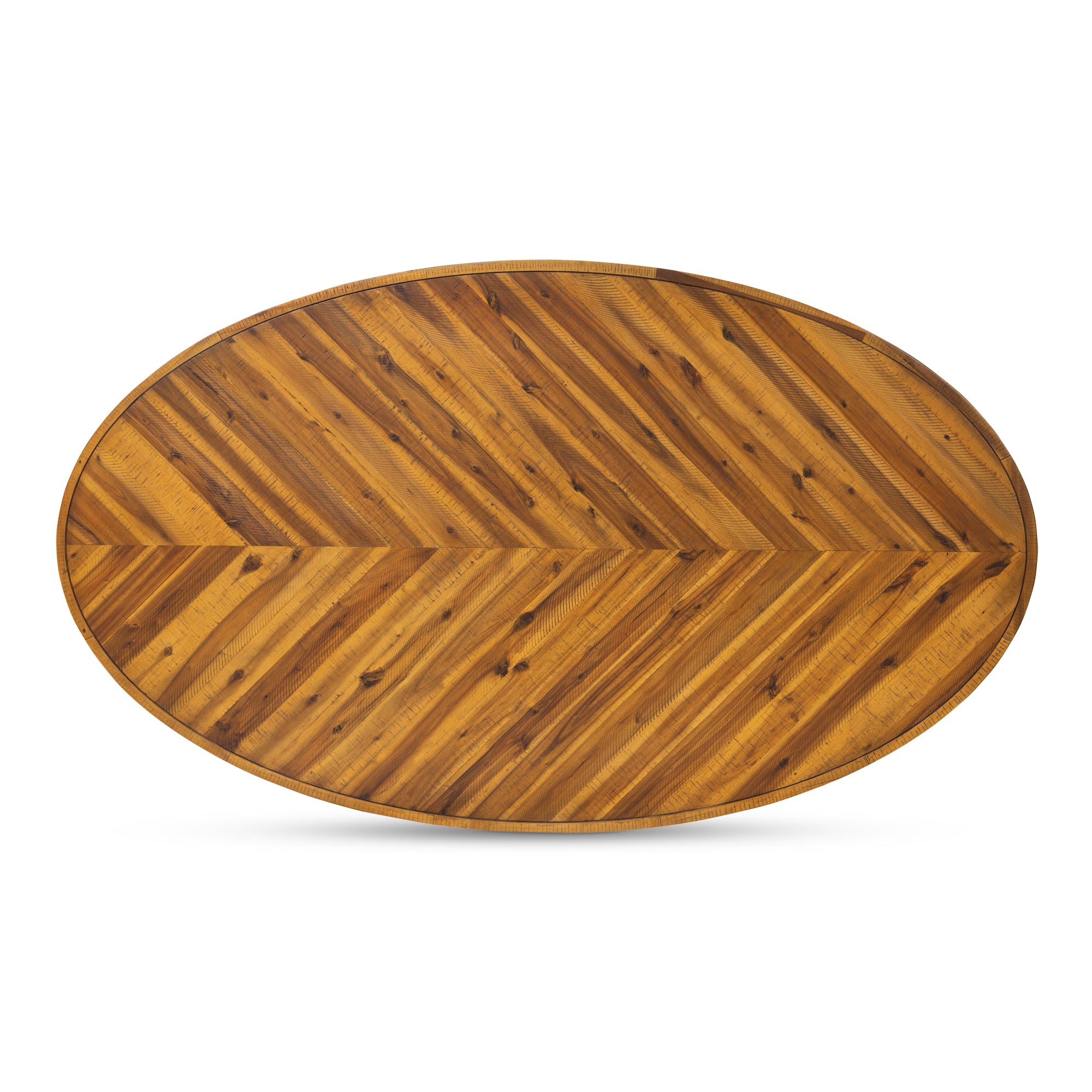 Moes Parq Oval Dining Table Amber TL-1019-14