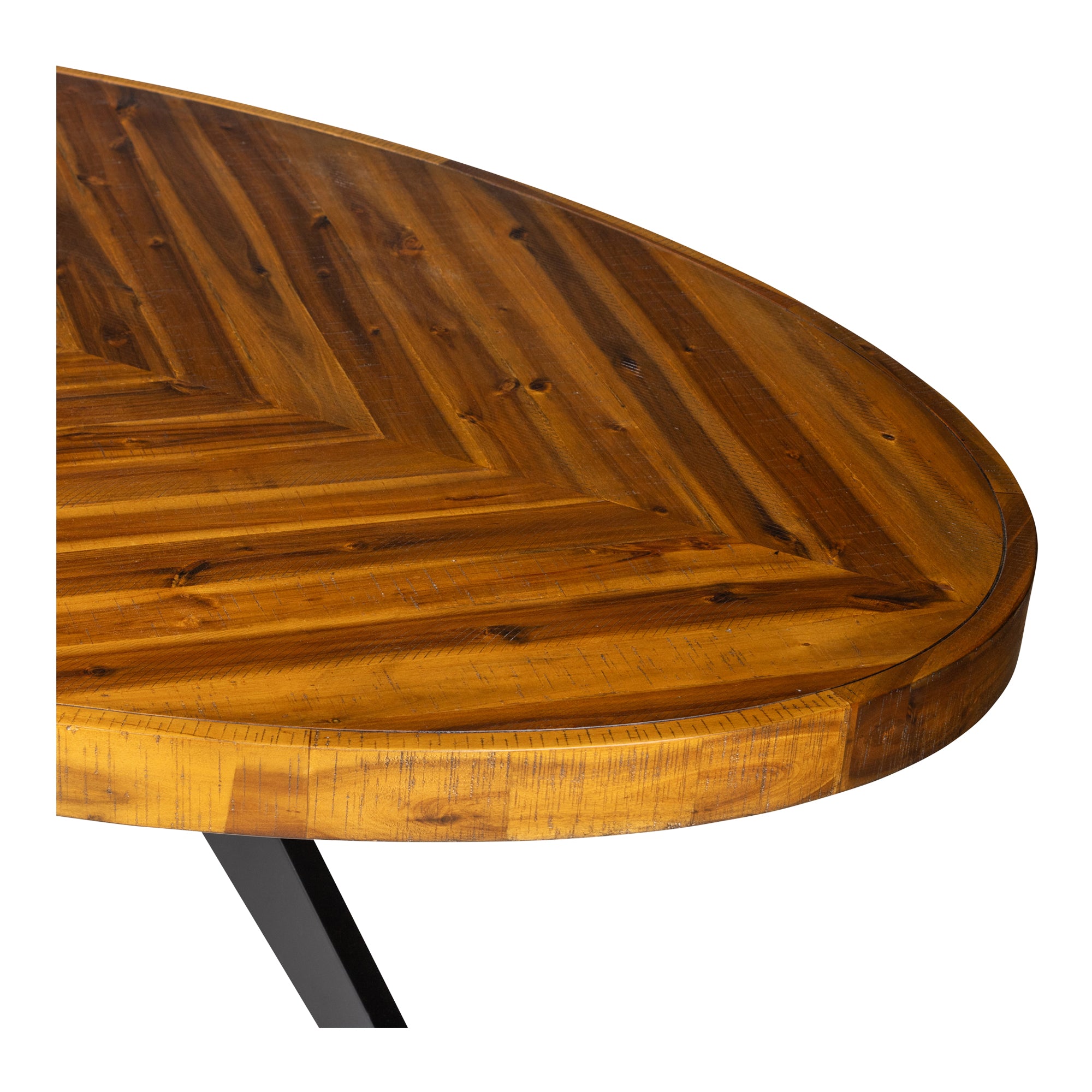 Moes Parq Oval Dining Table Amber TL-1019-14