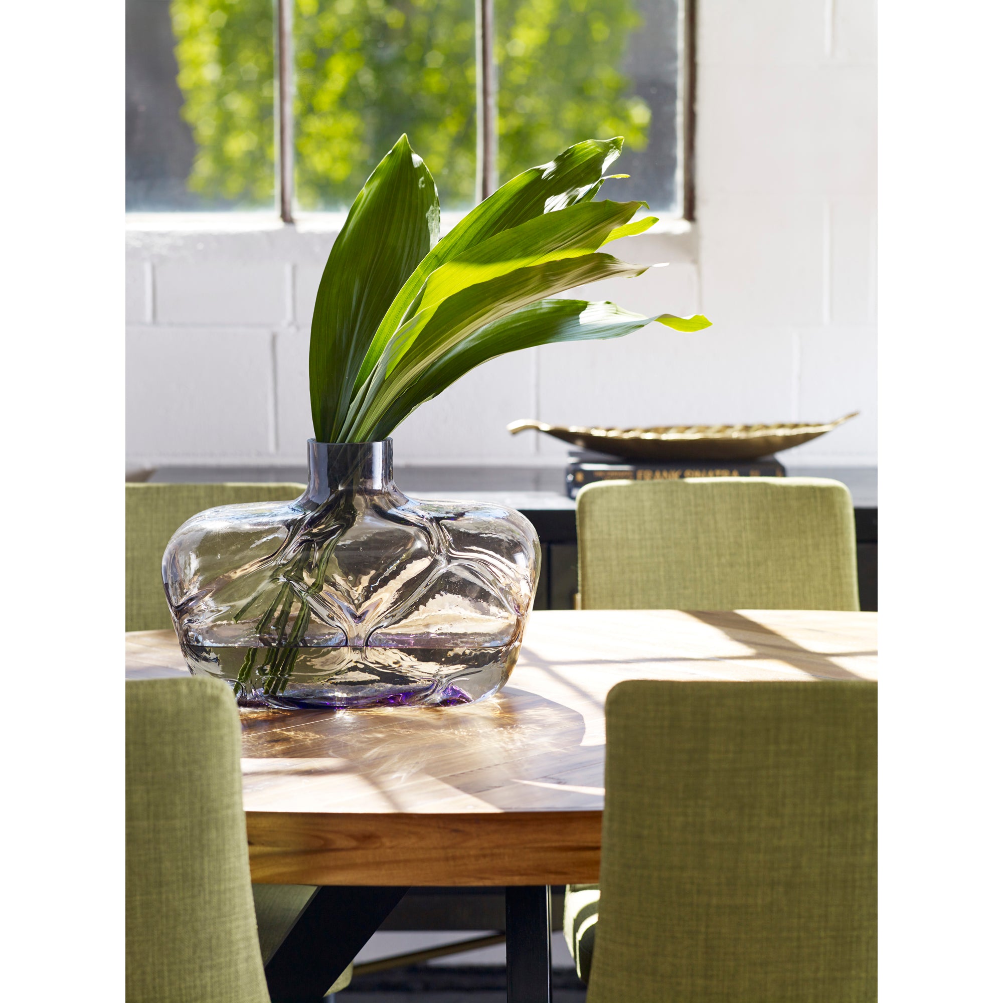 Moes Parq Oval Dining Table Amber TL-1019-14