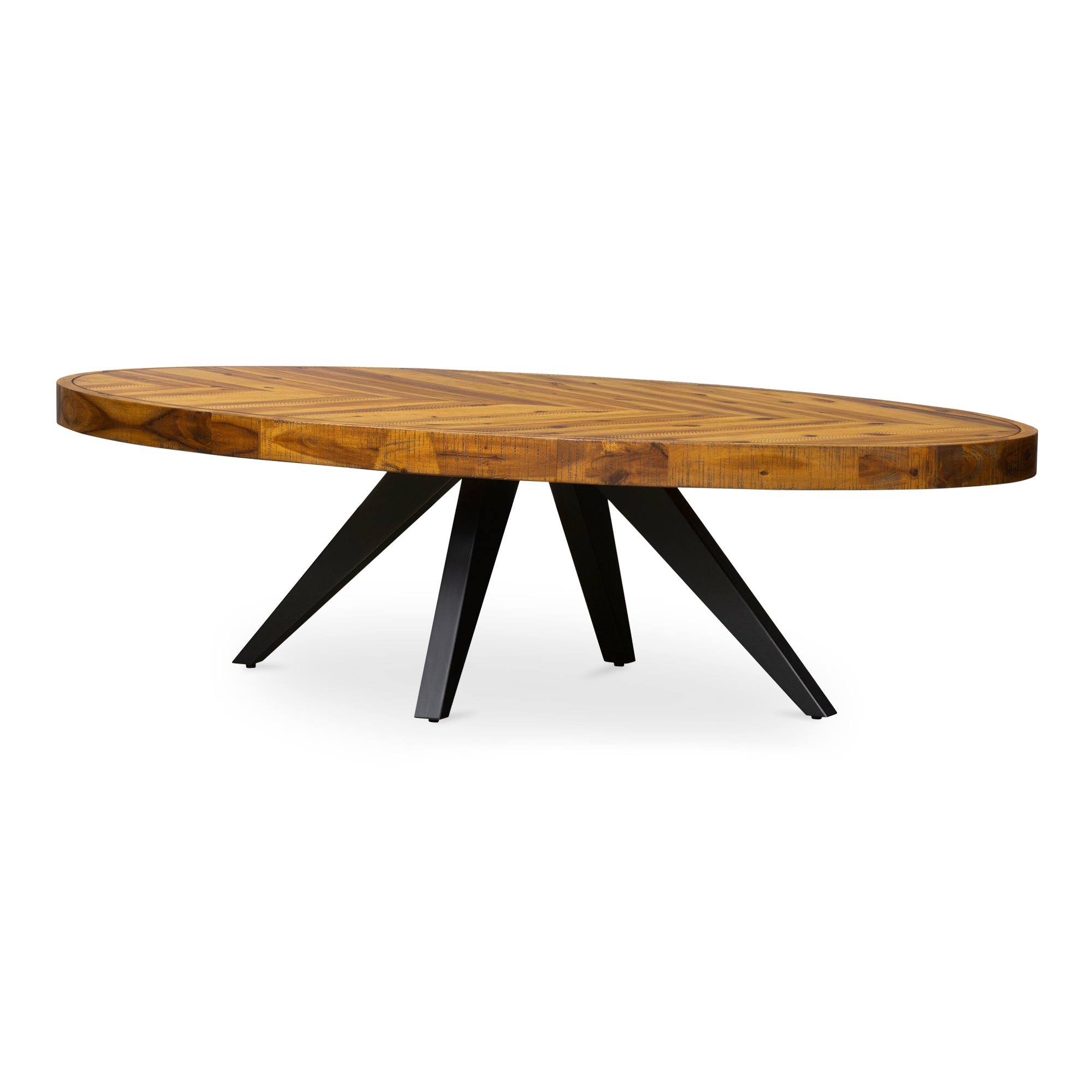 Moes Parq Oval Coffee Table Amber TL-1020-14