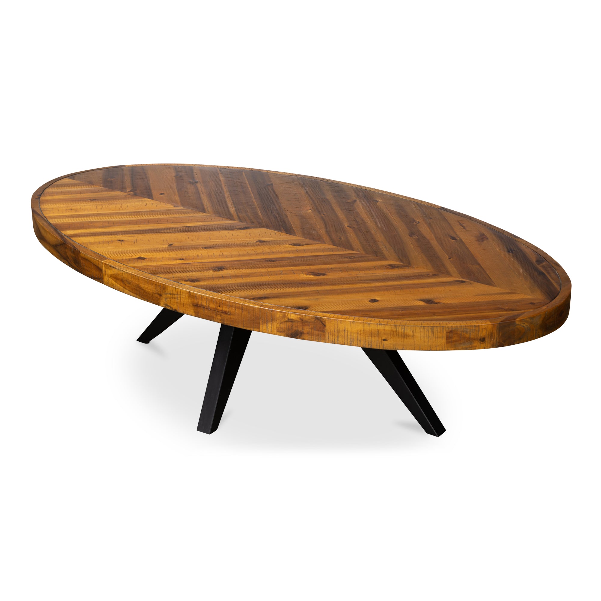 Moes Parq Oval Coffee Table Amber TL-1020-14