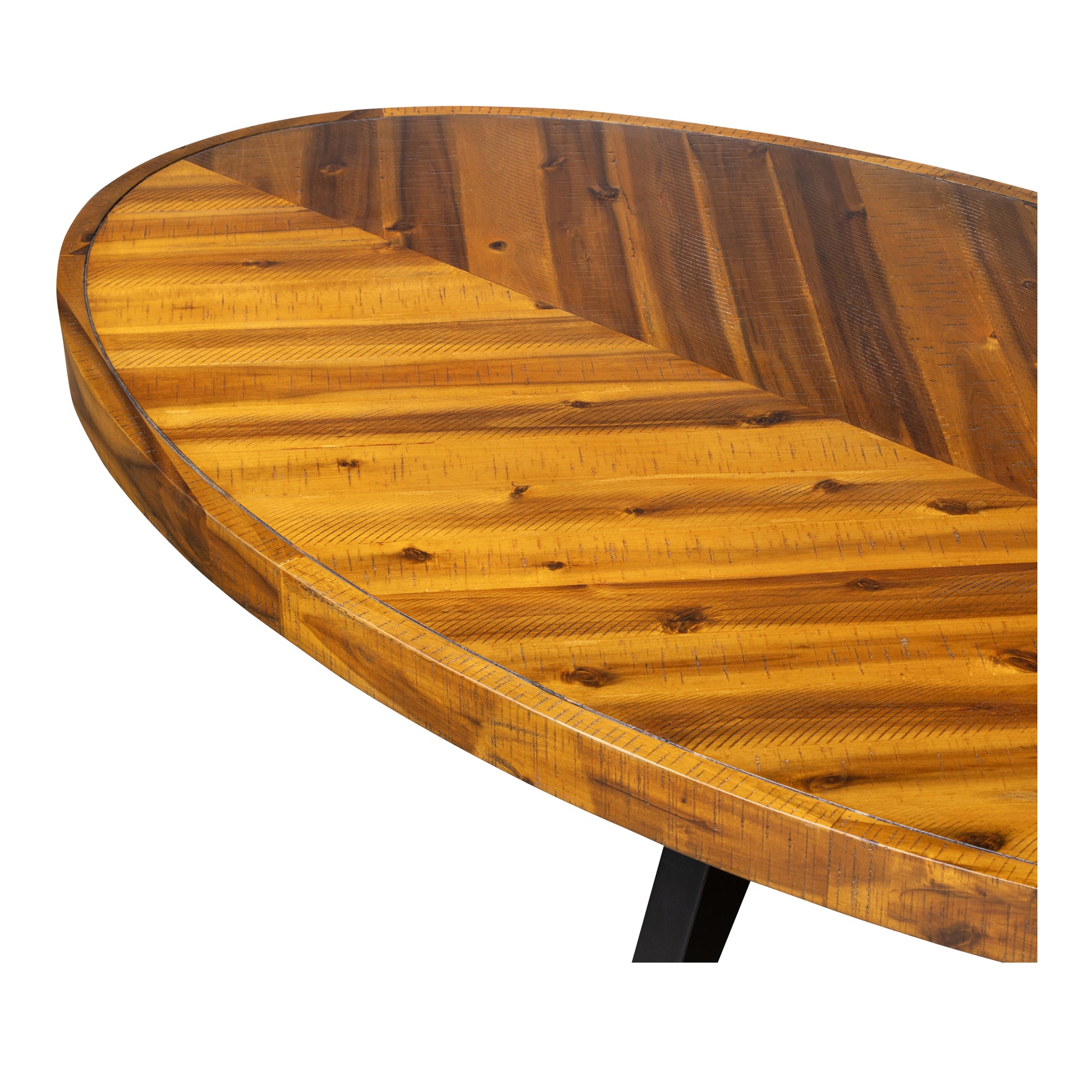Moes Parq Oval Coffee Table Amber TL-1020-14