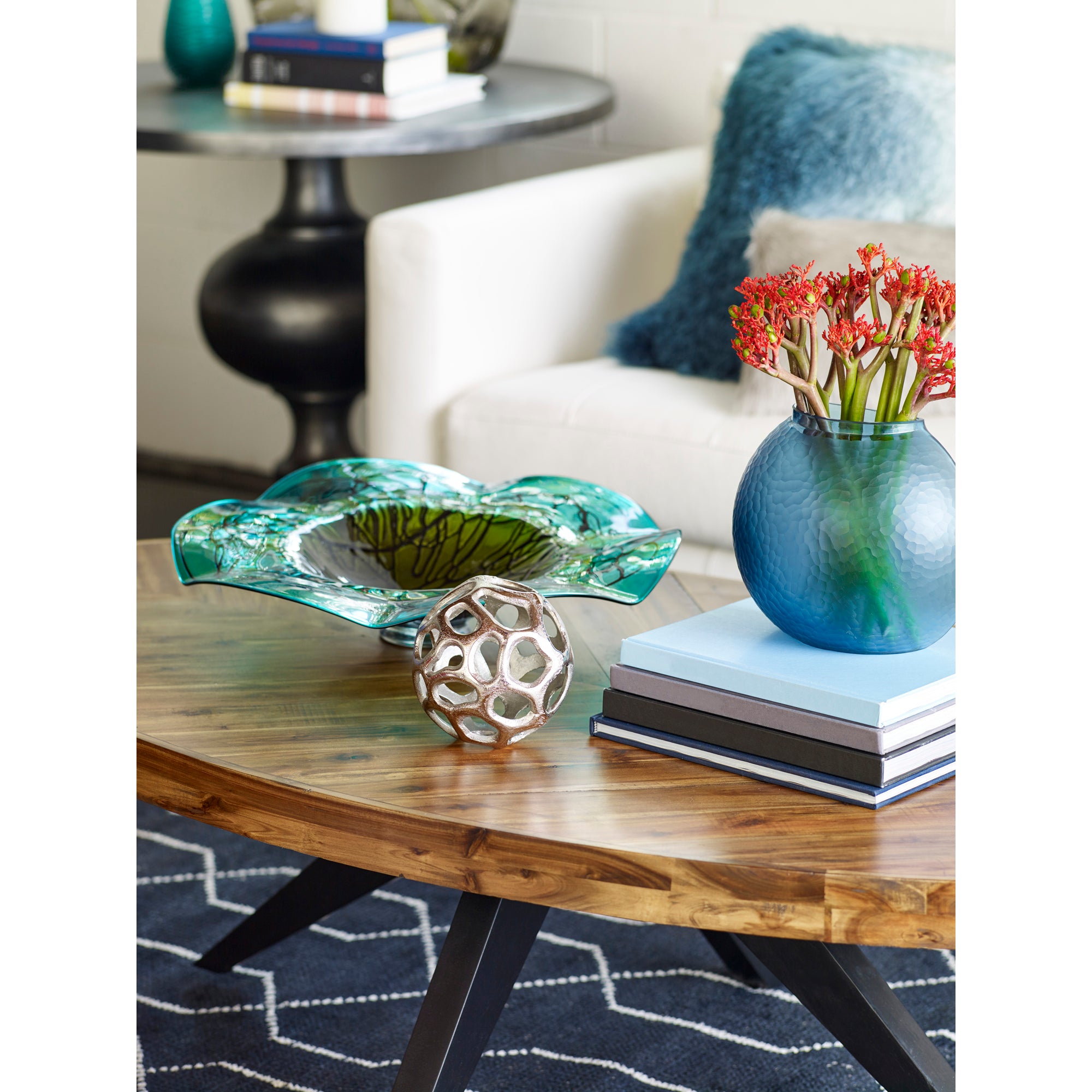 Moes Parq Oval Coffee Table Amber TL-1020-14