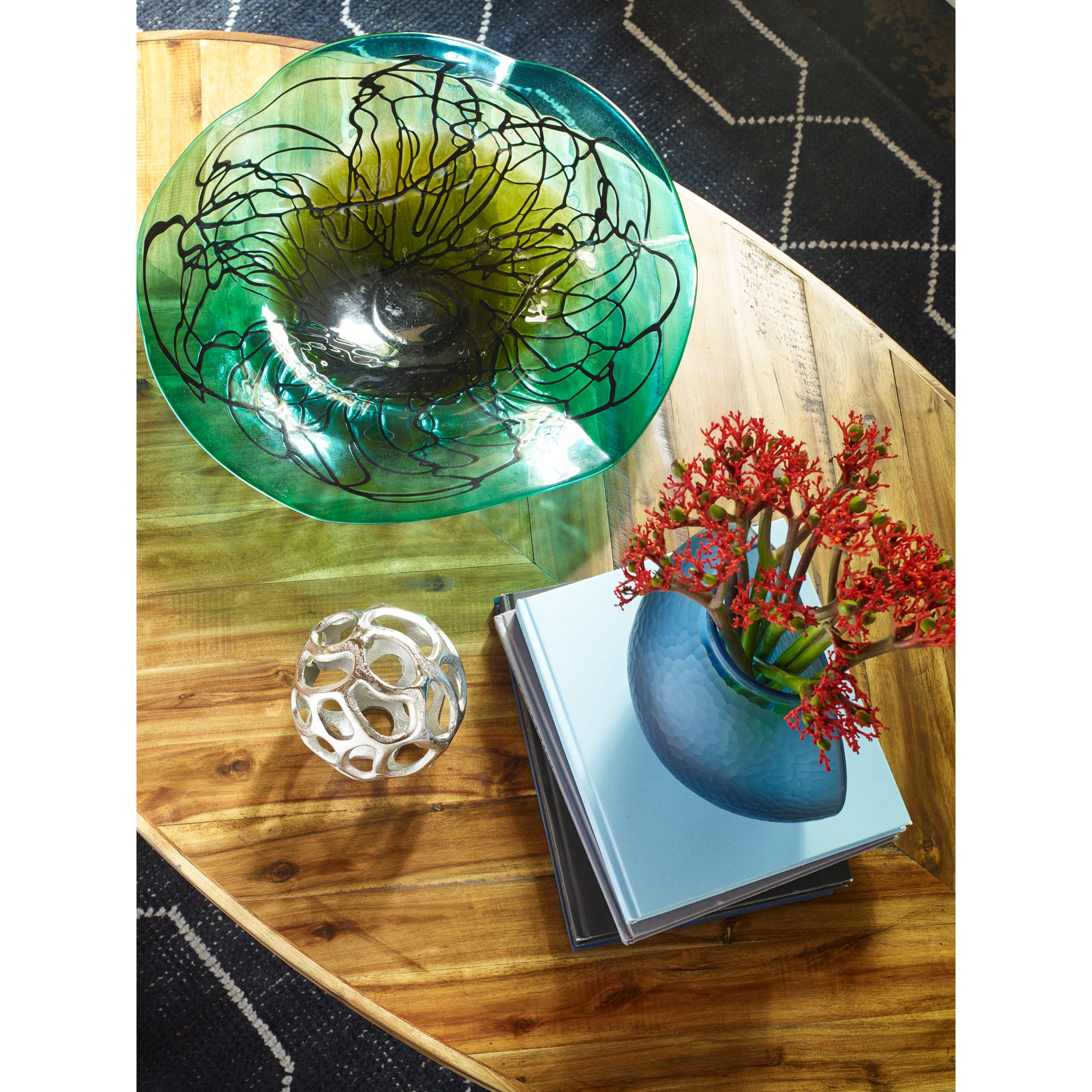 Moes Parq Oval Coffee Table Amber TL-1020-14