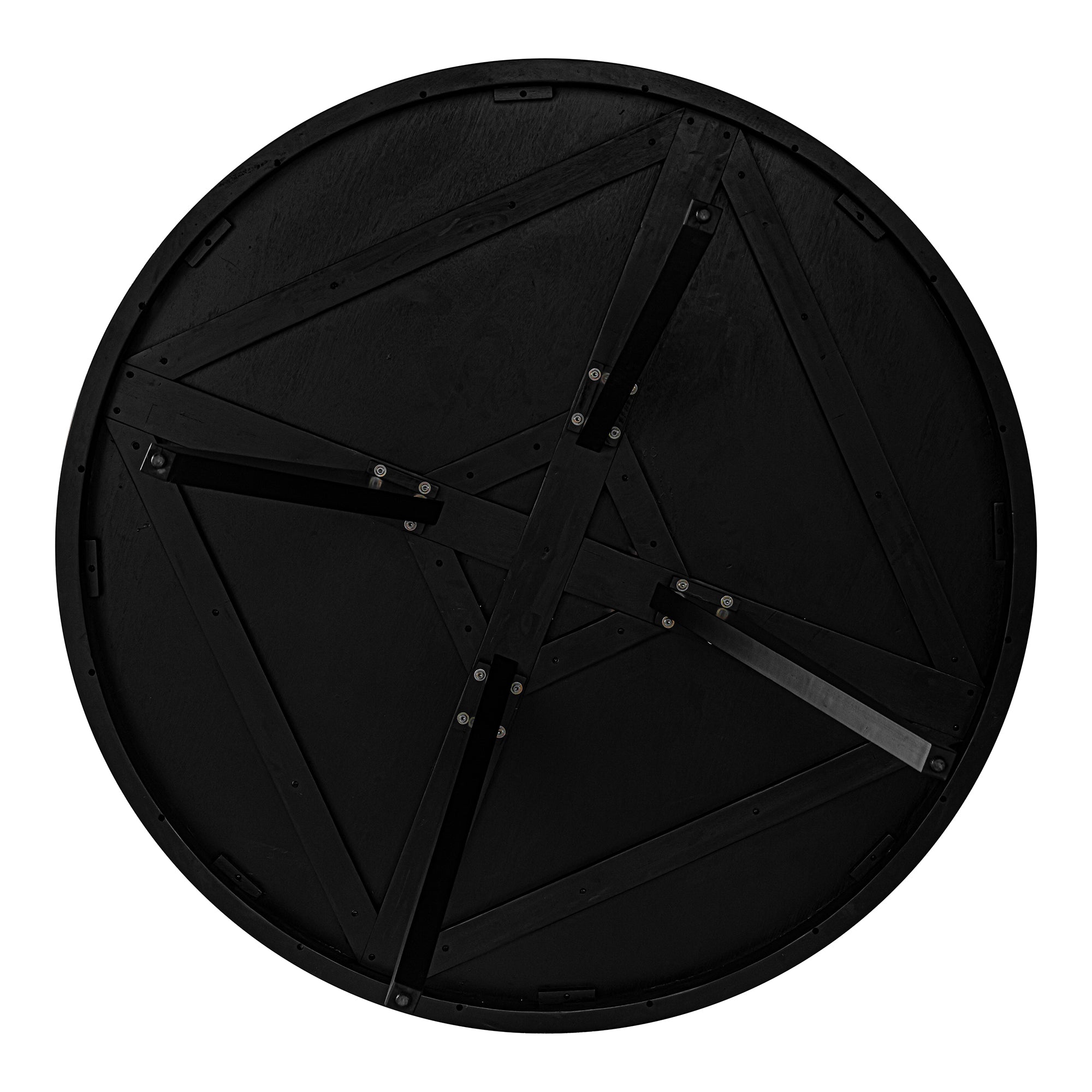 Moes Parq 60 Inch Round Dining Table Black TL-1029-02
