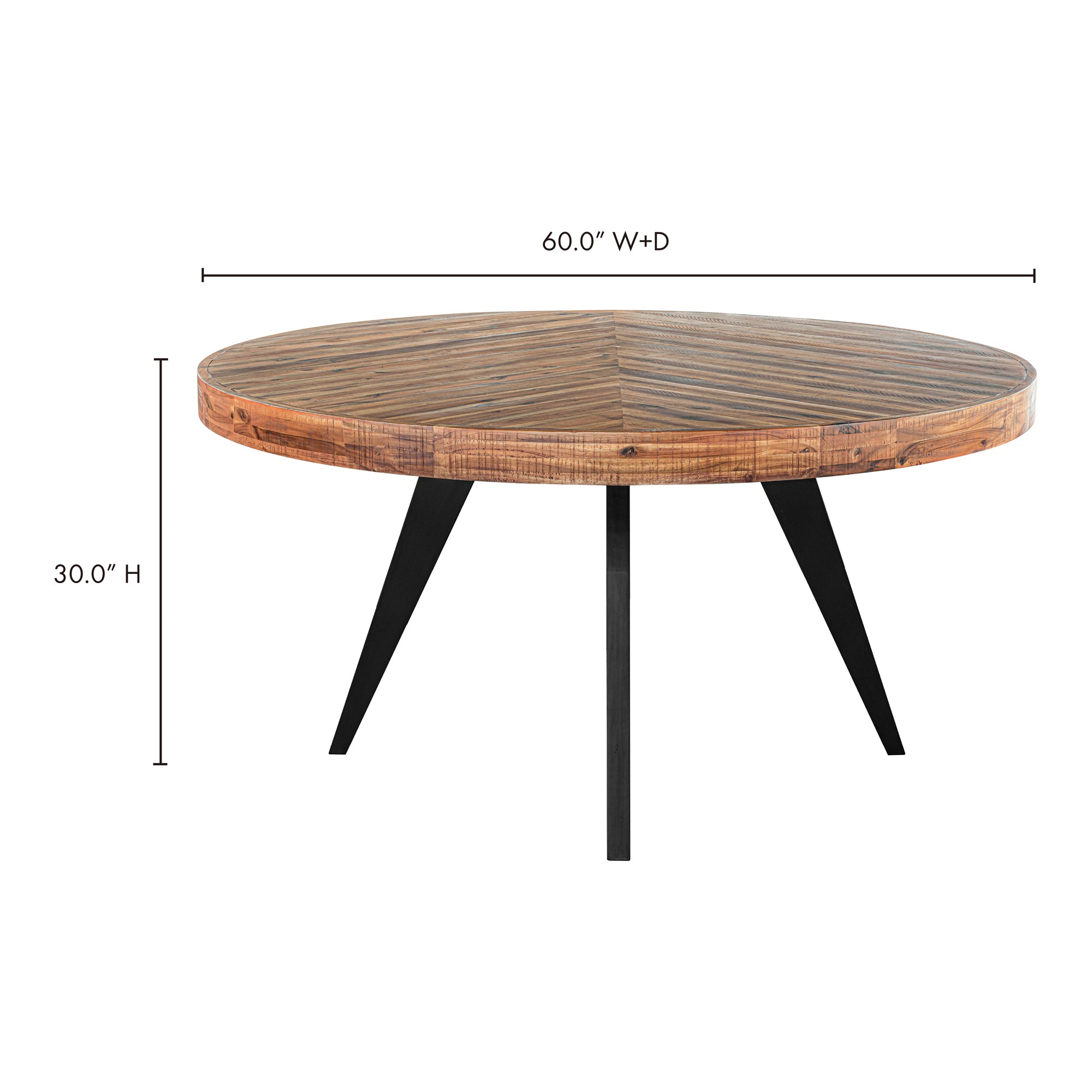 Moes Parq 60In Round Dining Table TL-1029-14