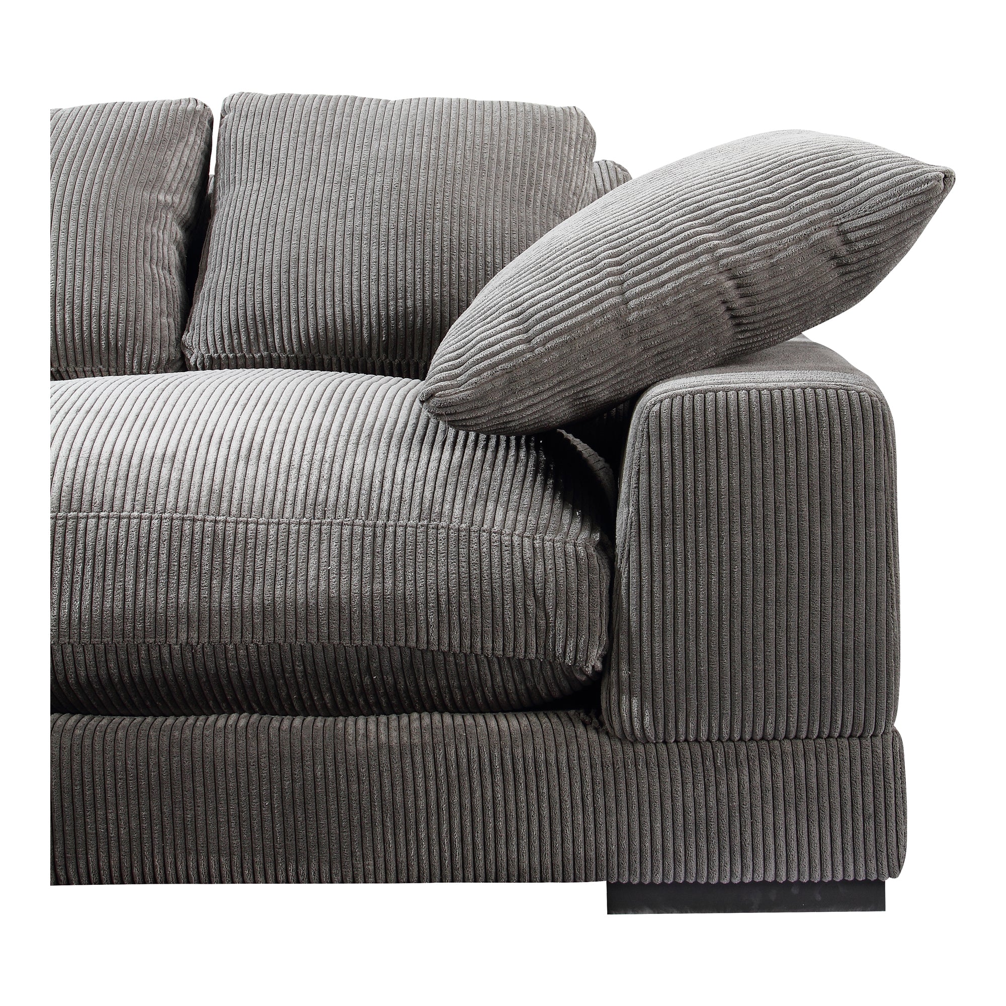 Moes Plunge Sectional Charcoal TN-1004-25-0