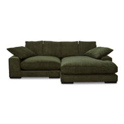 Moes Plunge Sectional Dark Green TN-1014-27-0