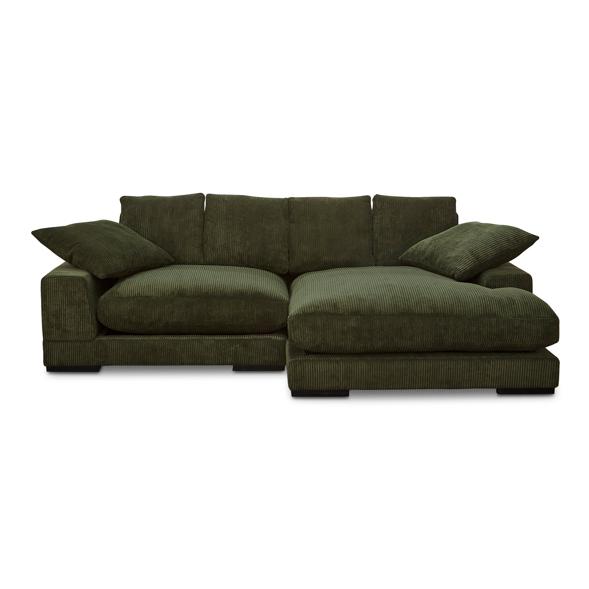 Moes Plunge Sectional Dark Green TN-1014-27-0