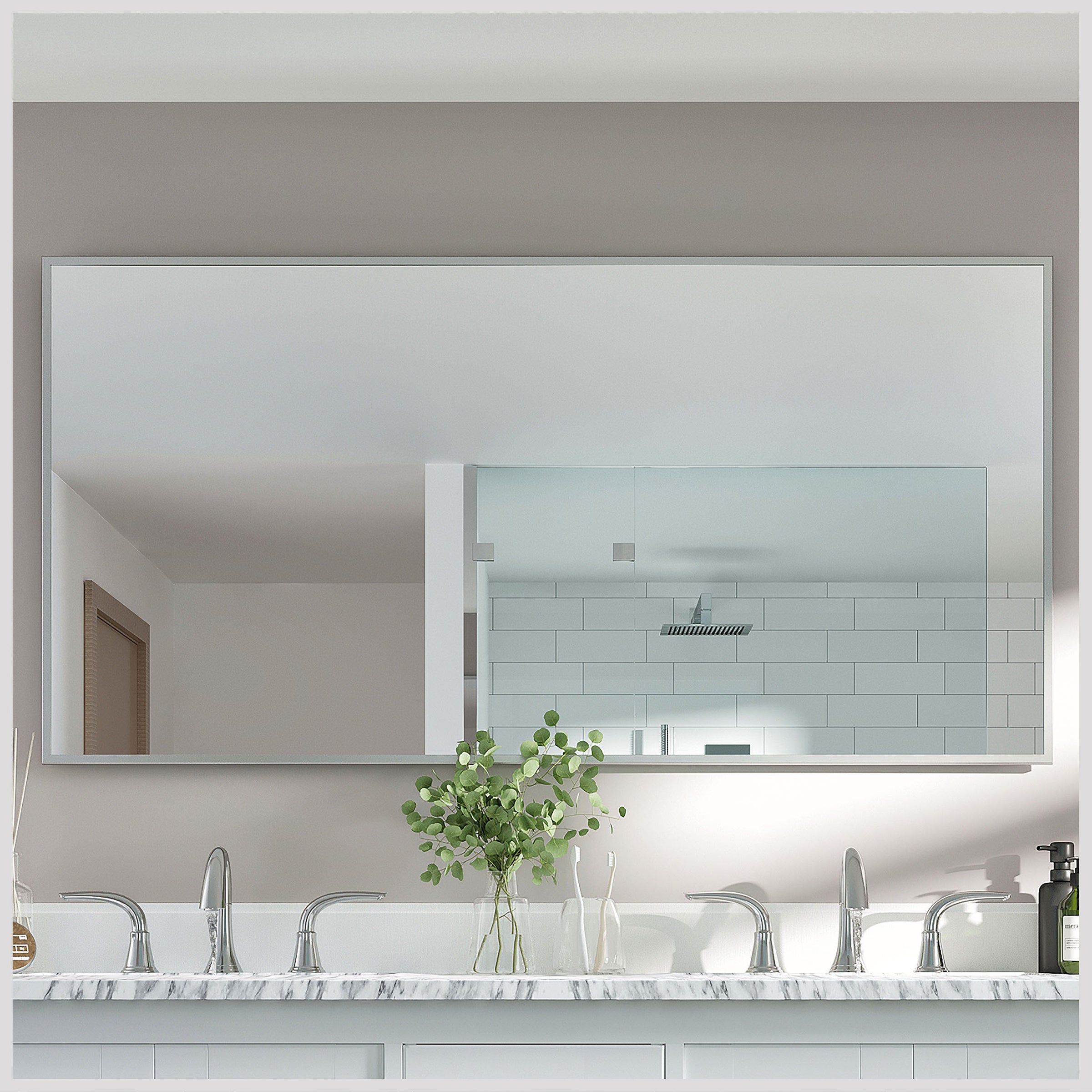 Eviva Sax Metal Framed Mirror