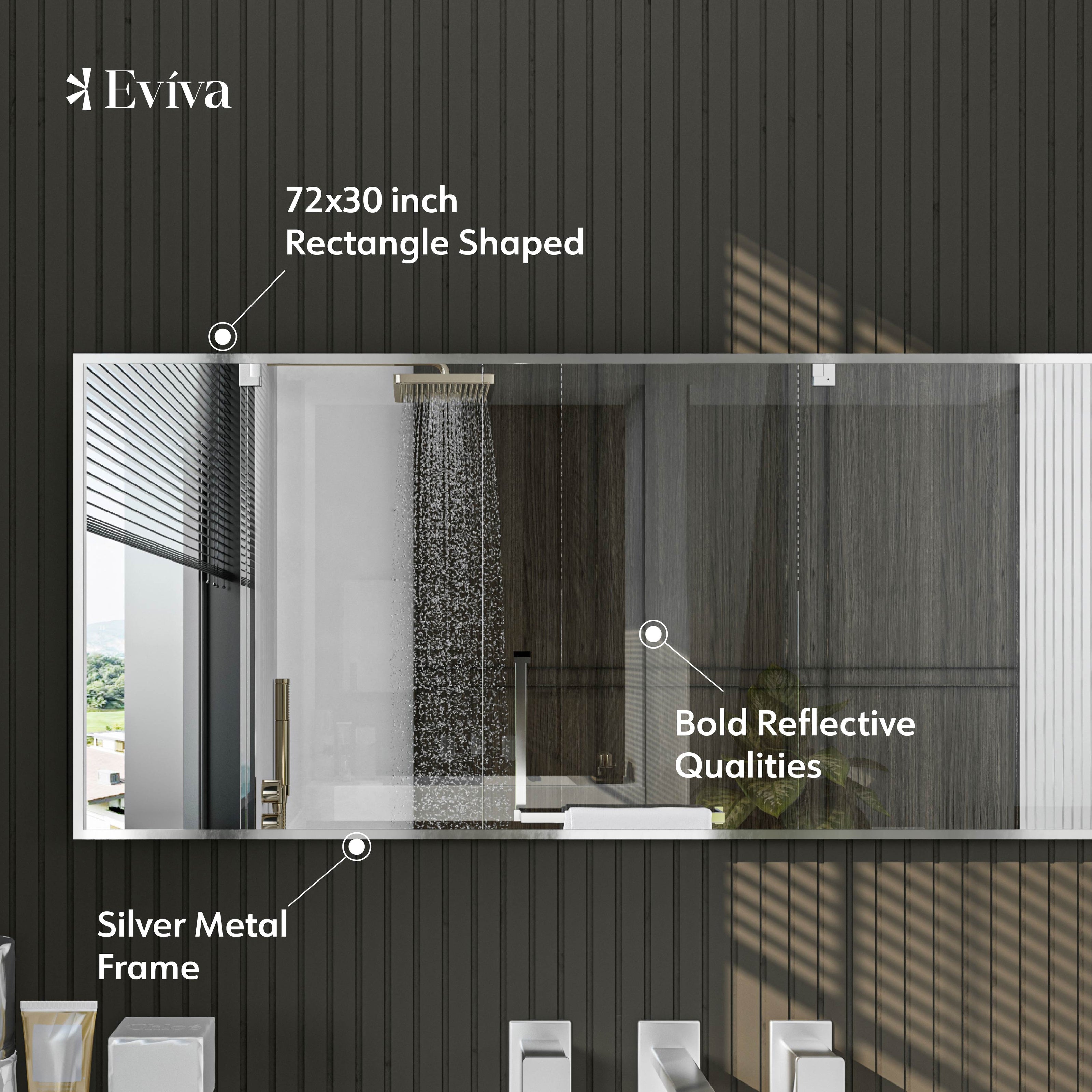 Eviva Sax Metal Framed Mirror