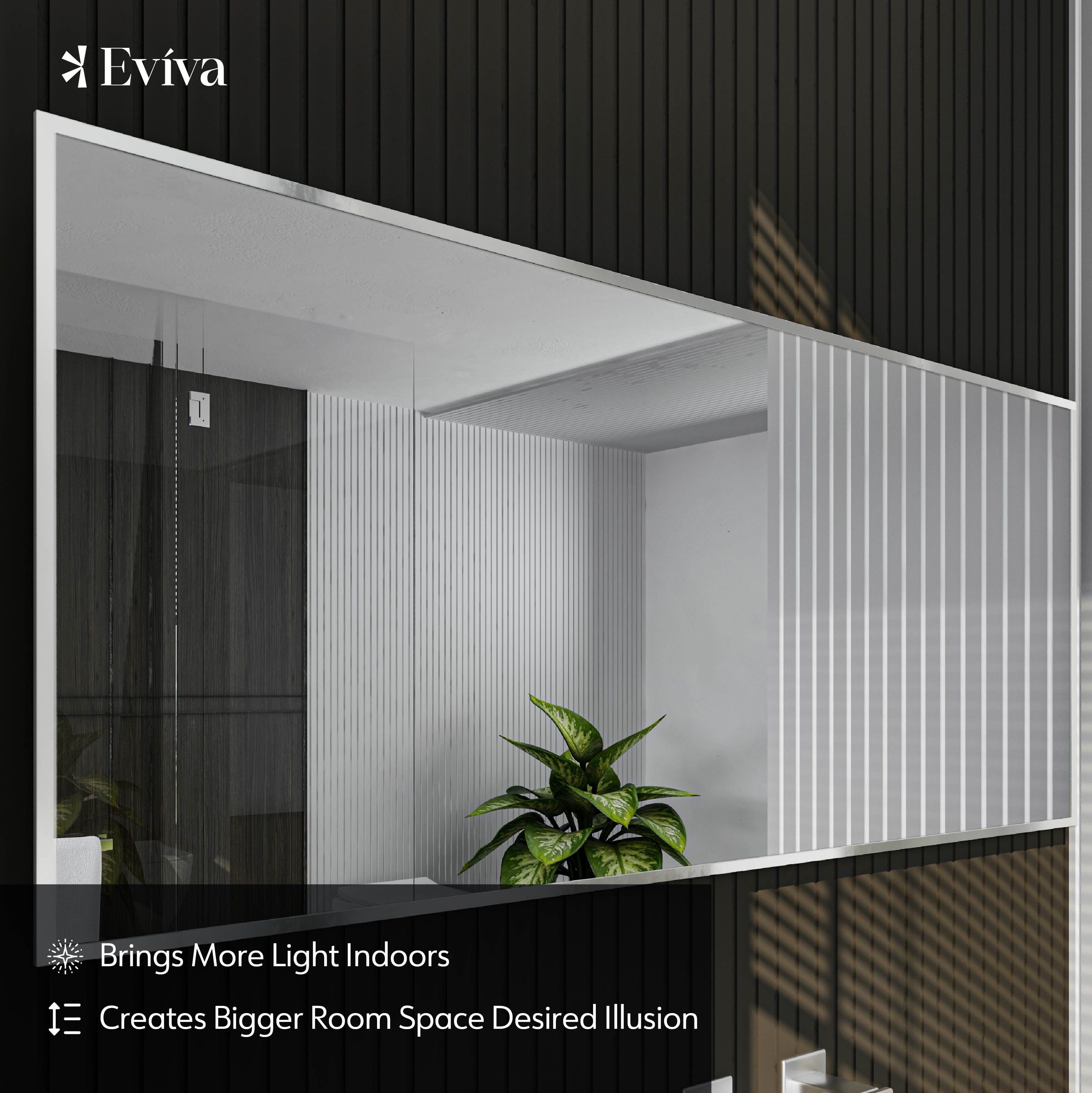 Eviva Sax Metal Framed Mirror