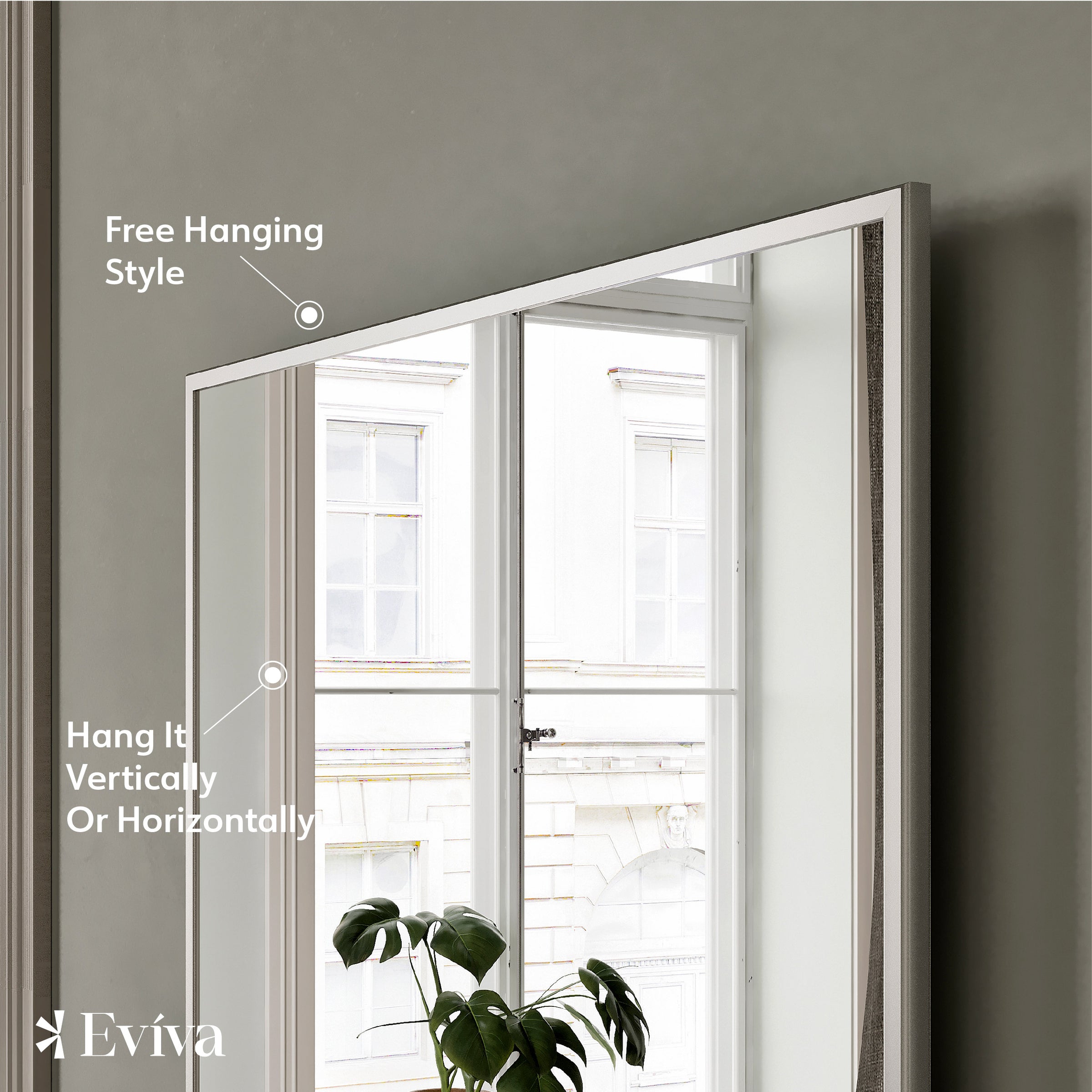 Eviva Sax Metal Framed Mirror