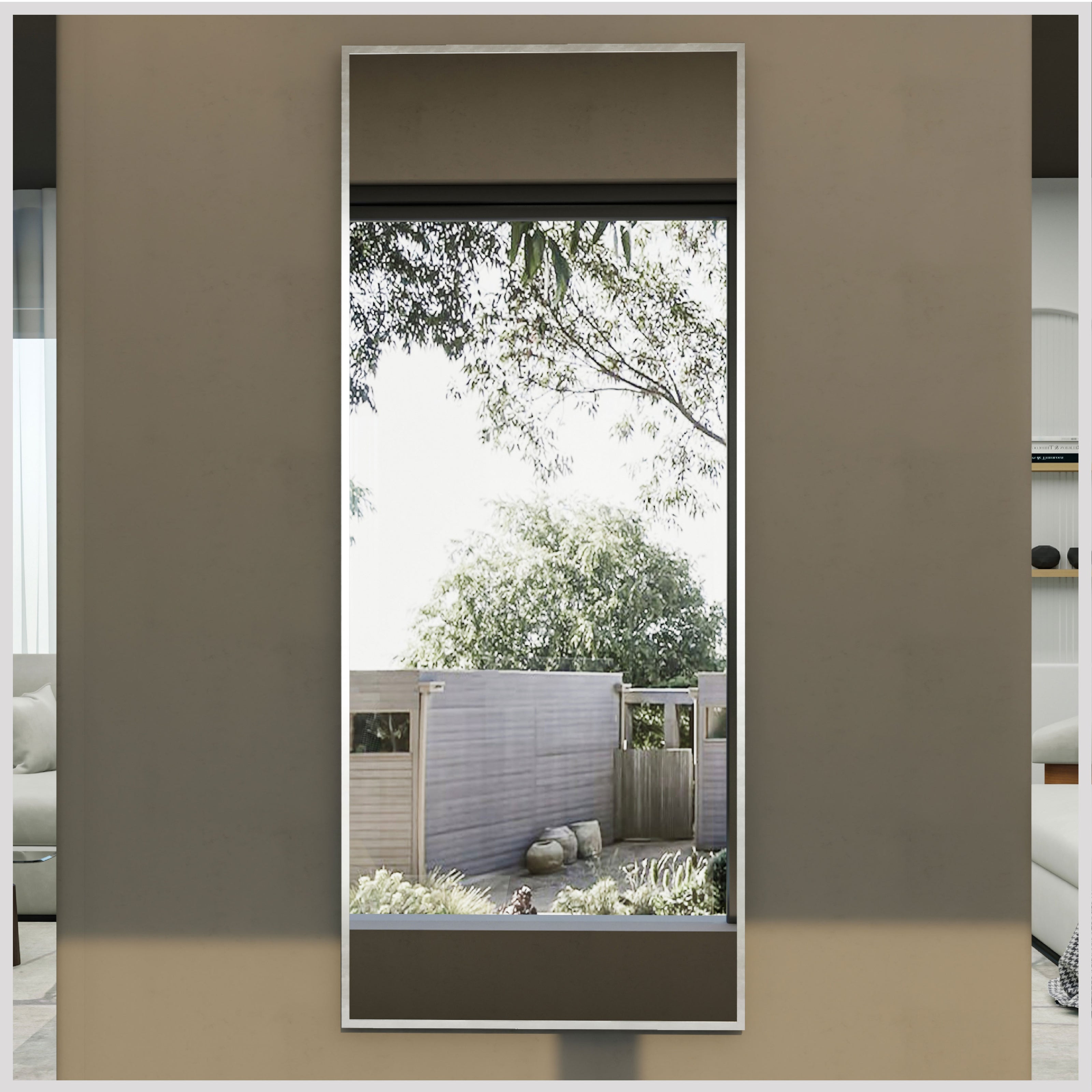 Eviva Sax Metal Framed Mirror