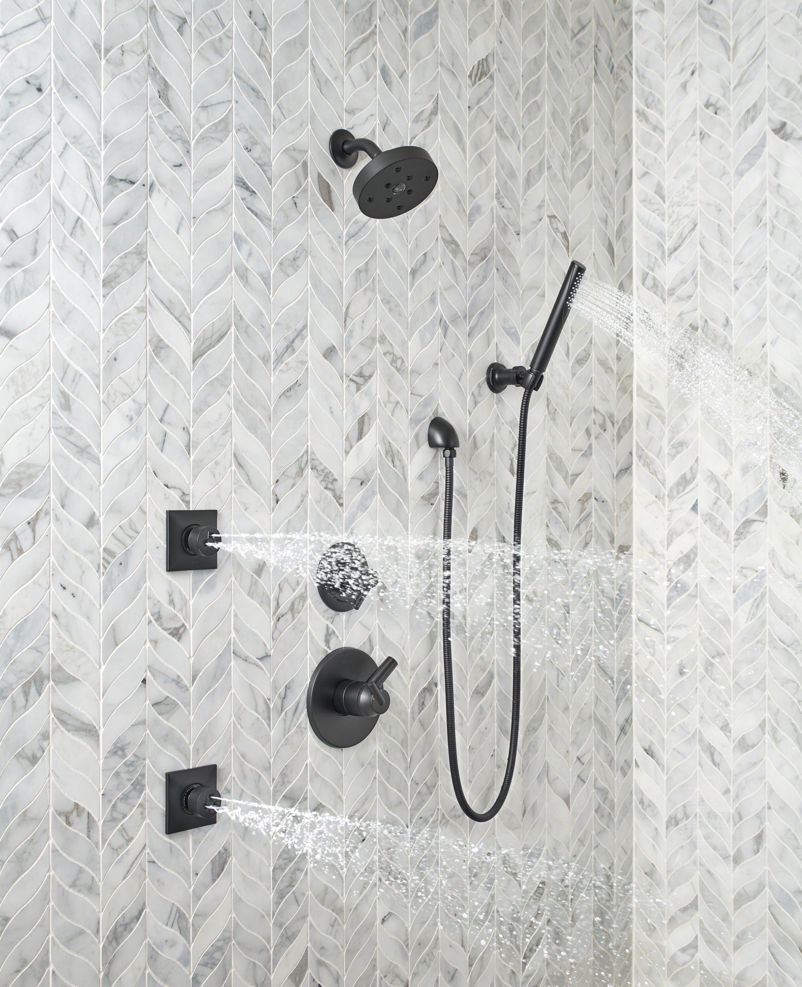 Delta Grail® Premium Single-Setting Adjustable Wall Mount Hand Shower