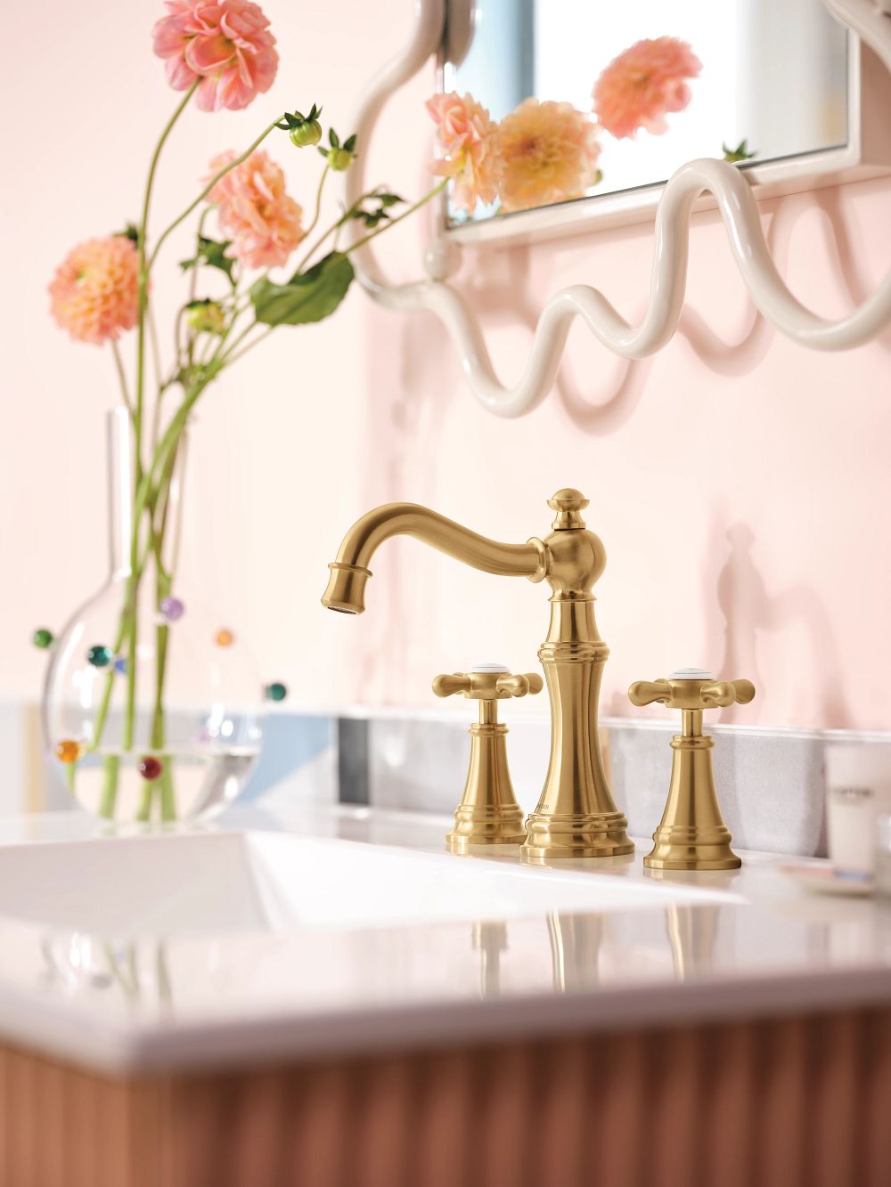 Weymouth Two-Handle High Arc Bathroom Faucet