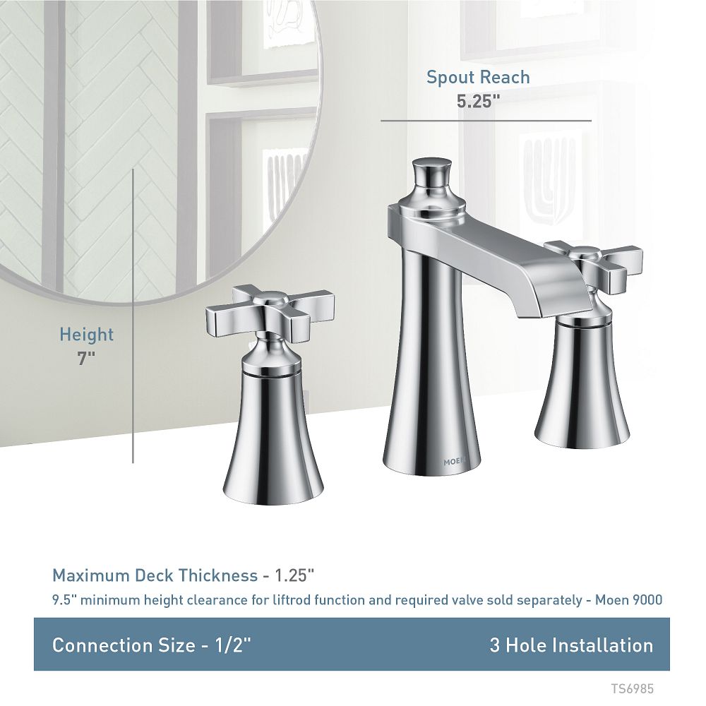 Flara Two-Handle High Arc Bathroom Faucet
