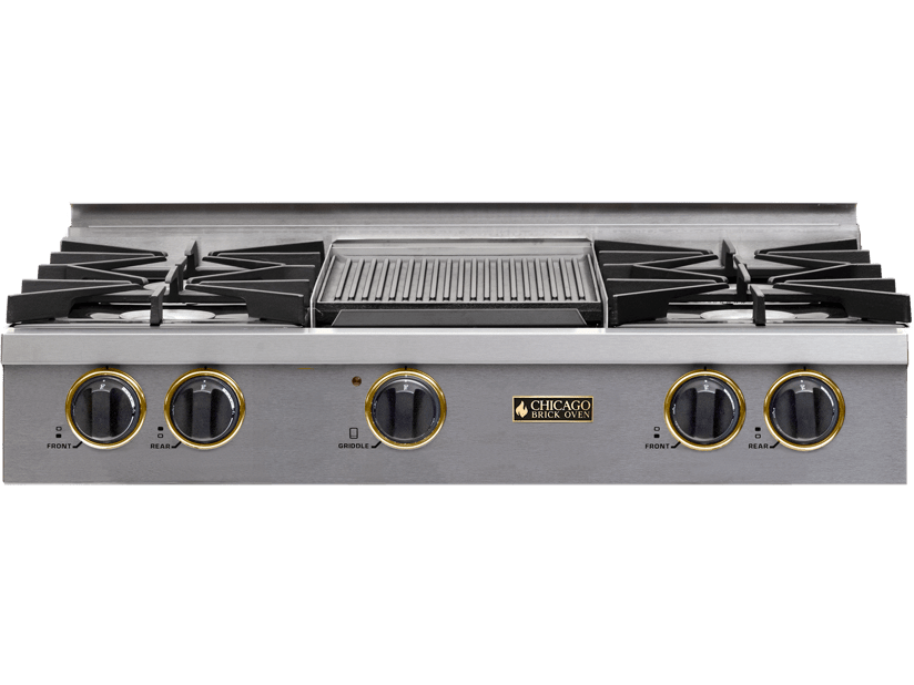 36" Natural Gas Rangetop with Open Burners - High-Performance, Pro-Style Culinary Control
