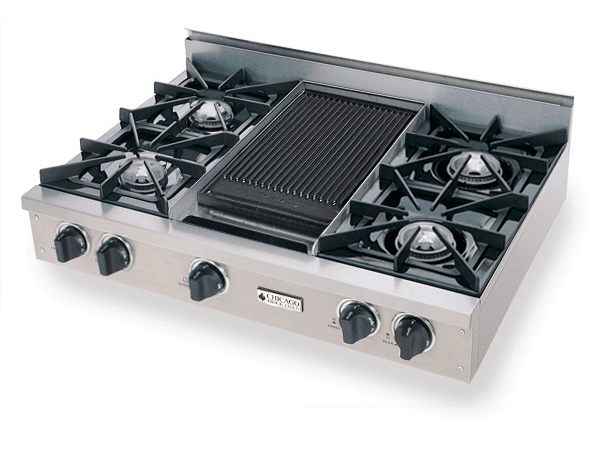 36" Natural Gas Rangetop with Open Burners - High-Performance, Pro-Style Culinary Control
