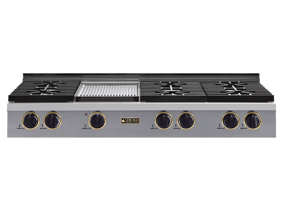 48" LP Gas Rangetop with Sealed Burners - Chef-Quality, Gourmet Cooking Experience