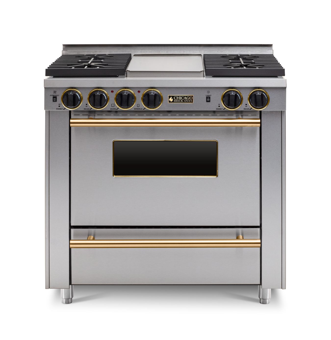 36" LP All-Gas Convection Range - Sealed Burners (4-6 Burners Option )