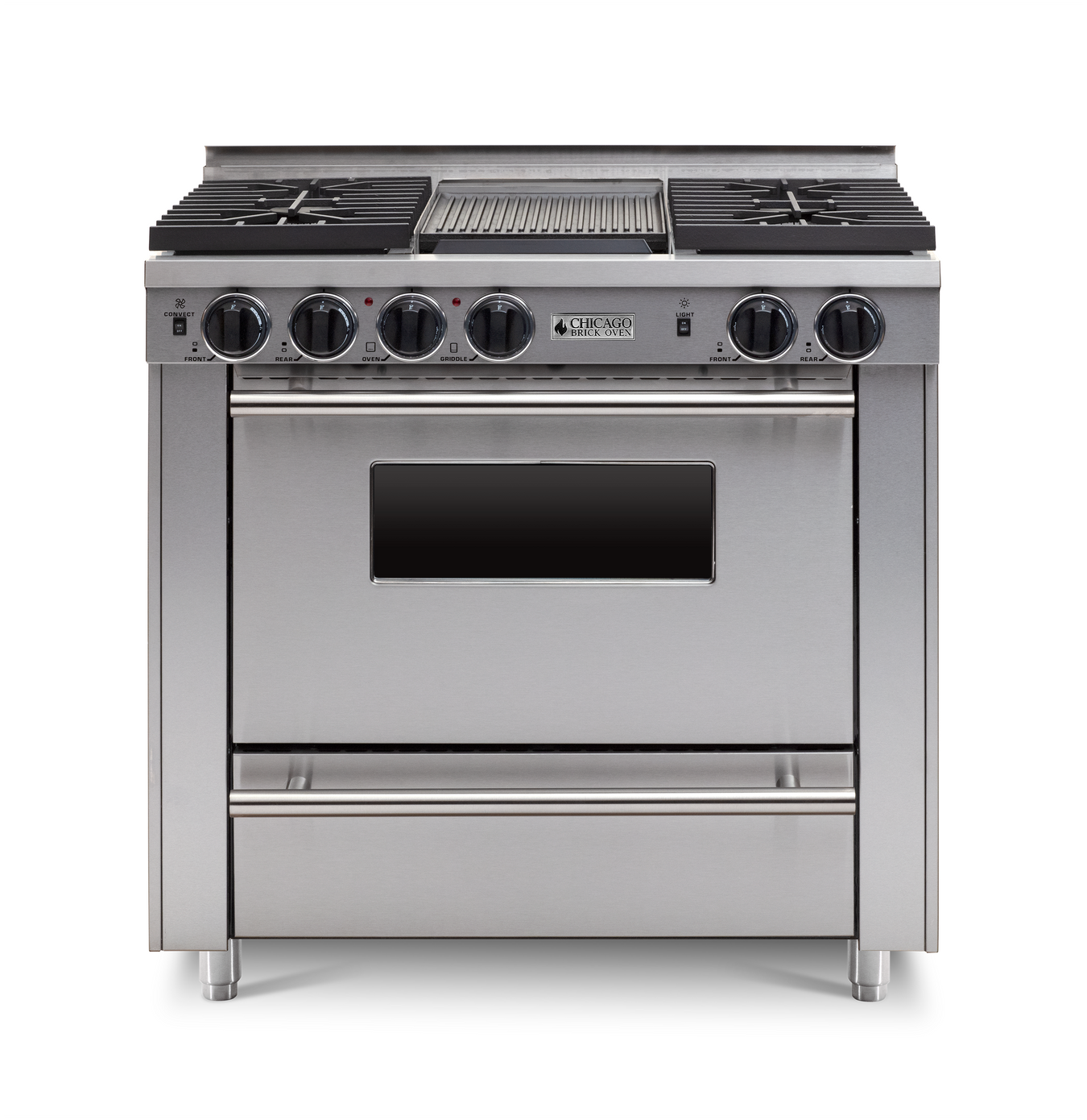 36" LP All-Gas Convection Range - Sealed Burners (4-6 Burners Option )