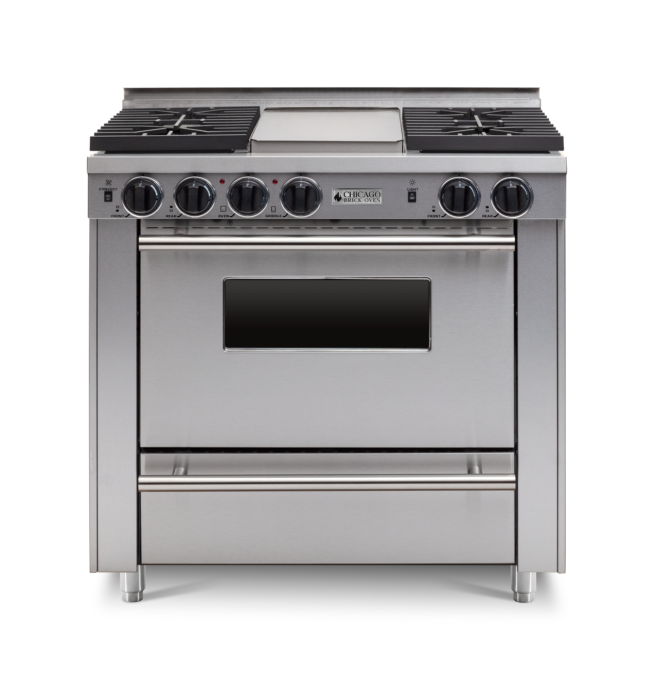 36" LP All-Gas Convection Range - Sealed Burners (4-6 Burners Option )
