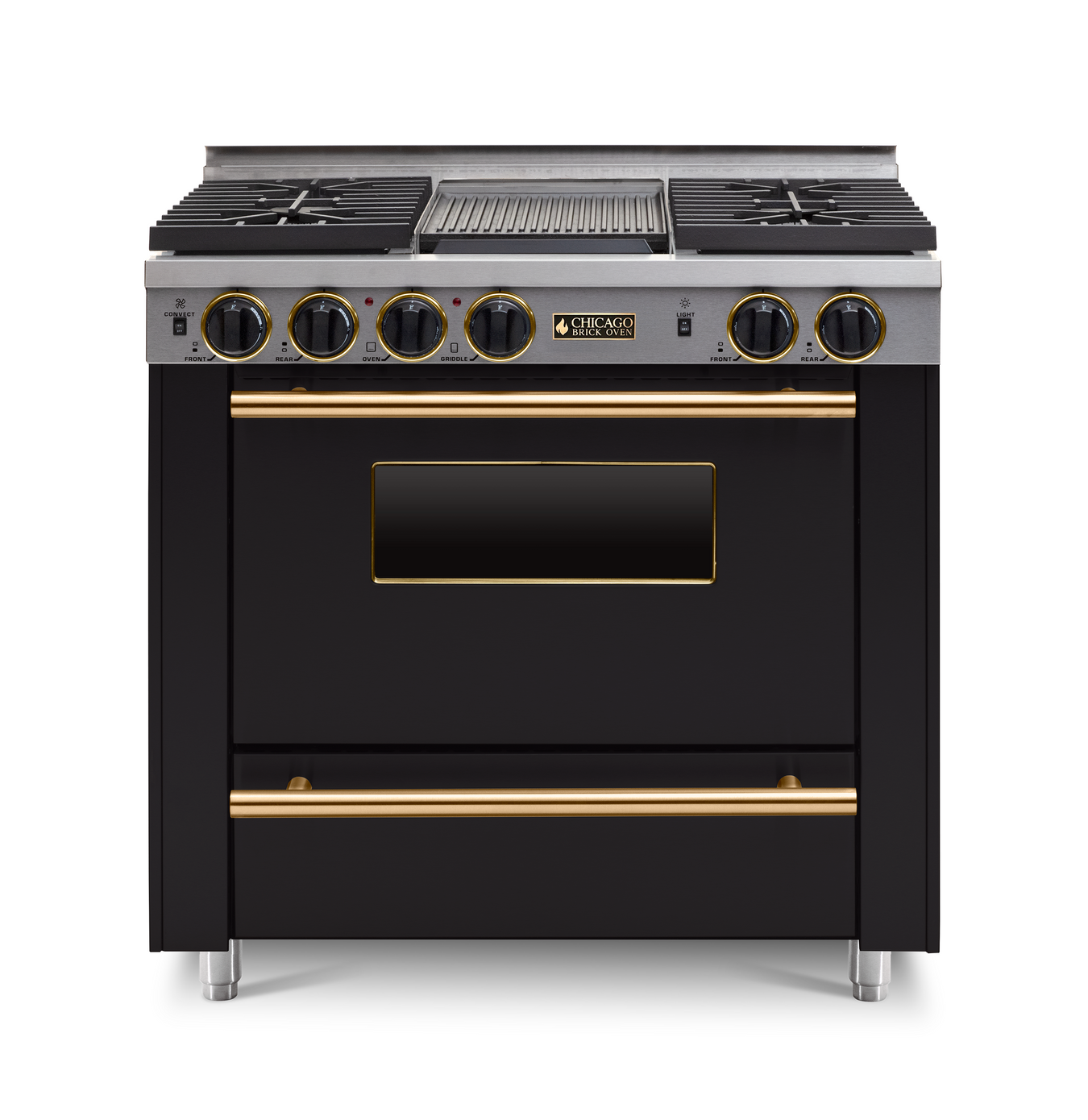 36" LP All-Gas Convection Range - Sealed Burners (4-6 Burners Option )