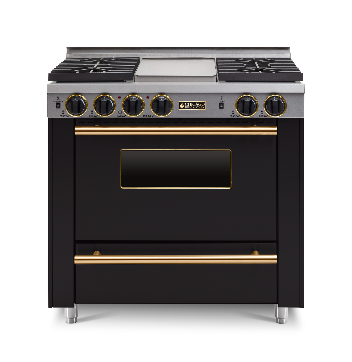 36" LP All-Gas Convection Range - Sealed Burners (4-6 Burners Option )