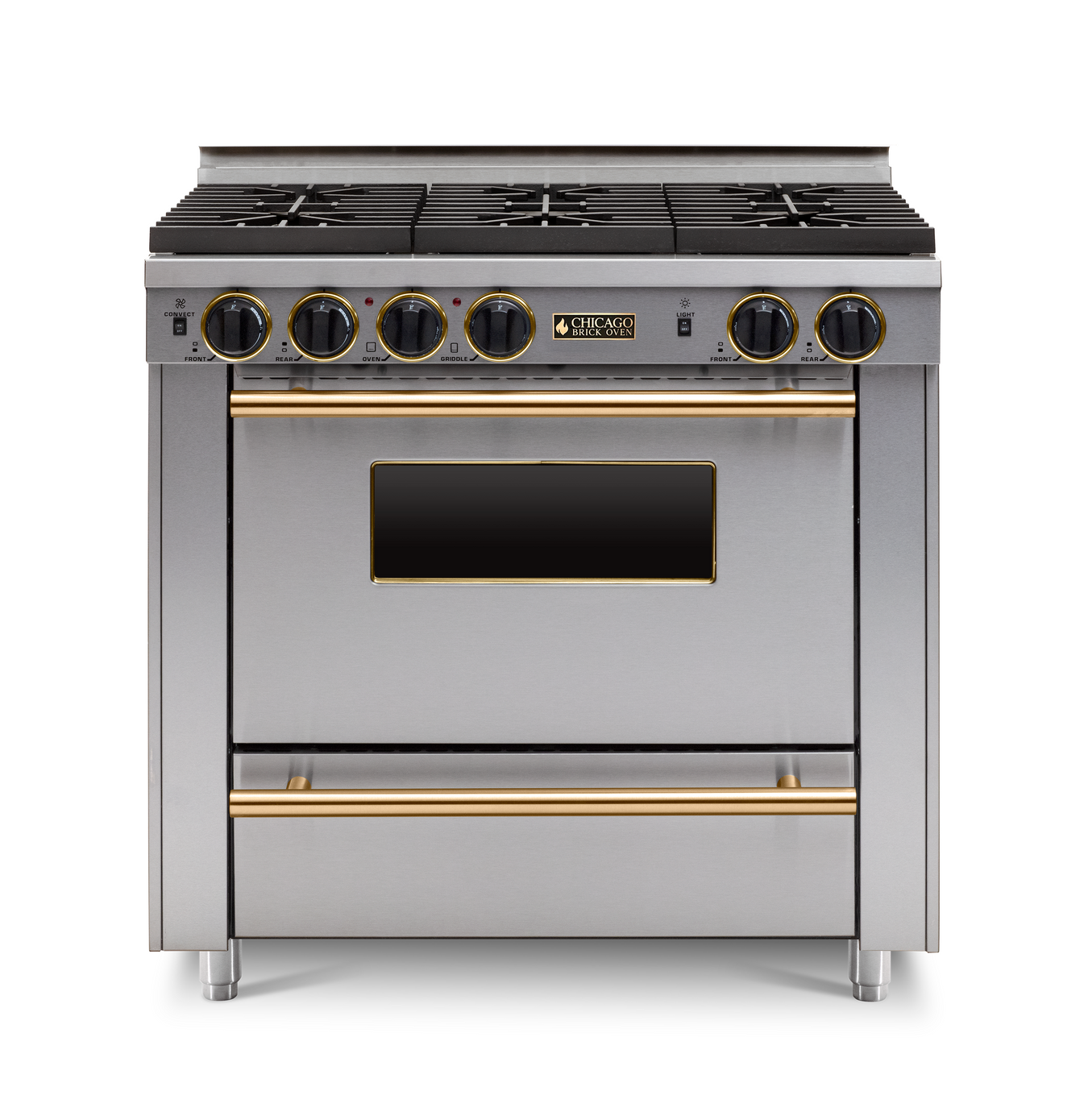 36" LP All-Gas Convection Range - Sealed Burners (4-6 Burners Option )