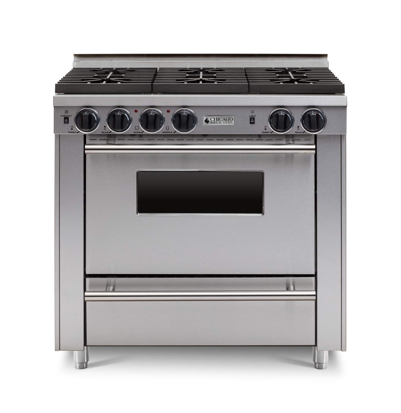 36" LP All-Gas Convection Range - Sealed Burners (4-6 Burners Option )