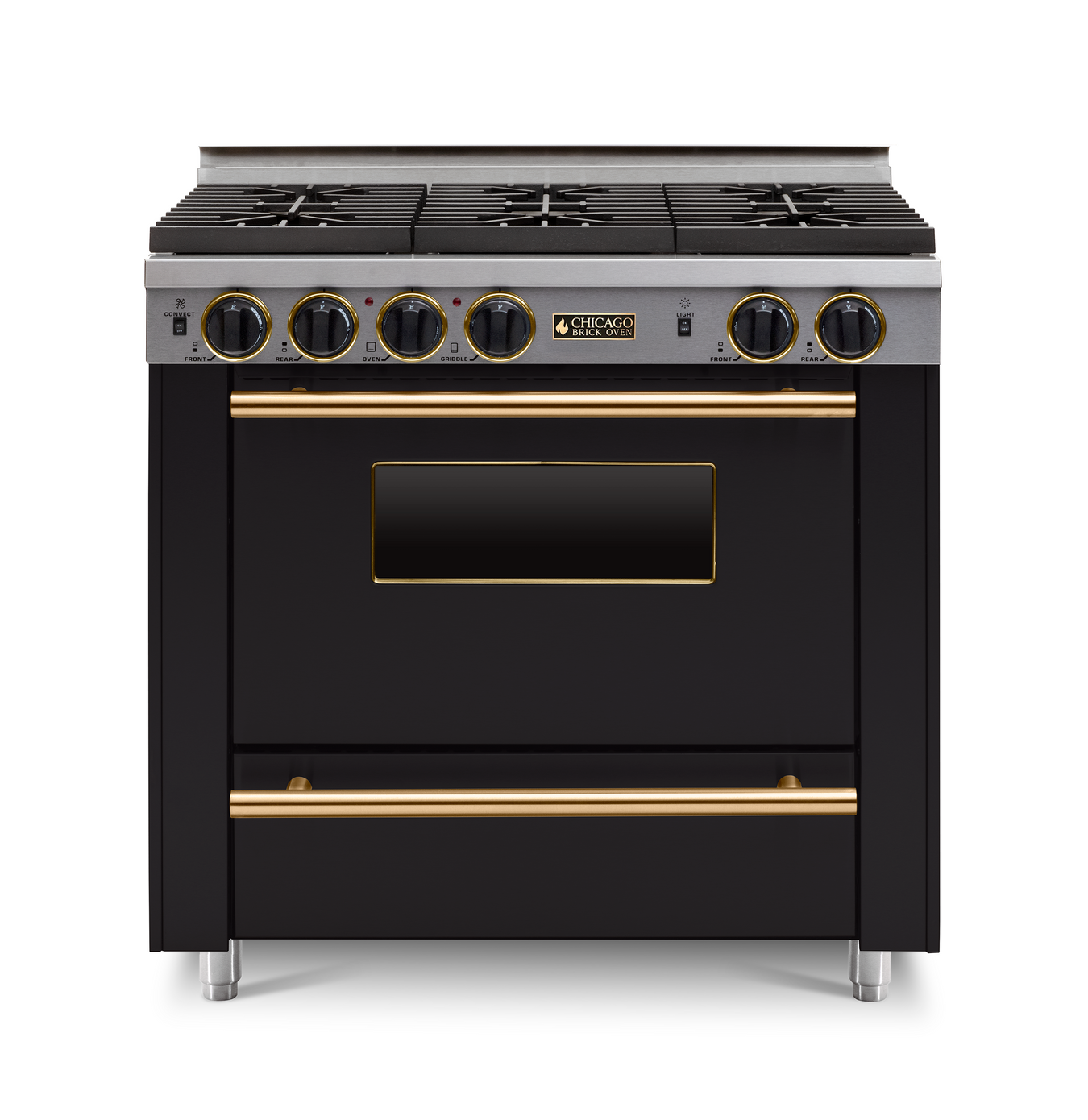36" LP All-Gas Convection Range - Sealed Burners (4-6 Burners Option )