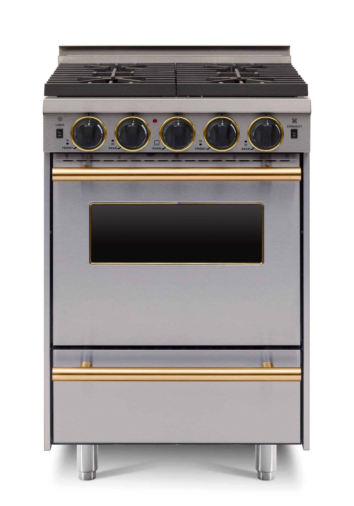 24" LP All-Gas Convection Range - Sealed Burners