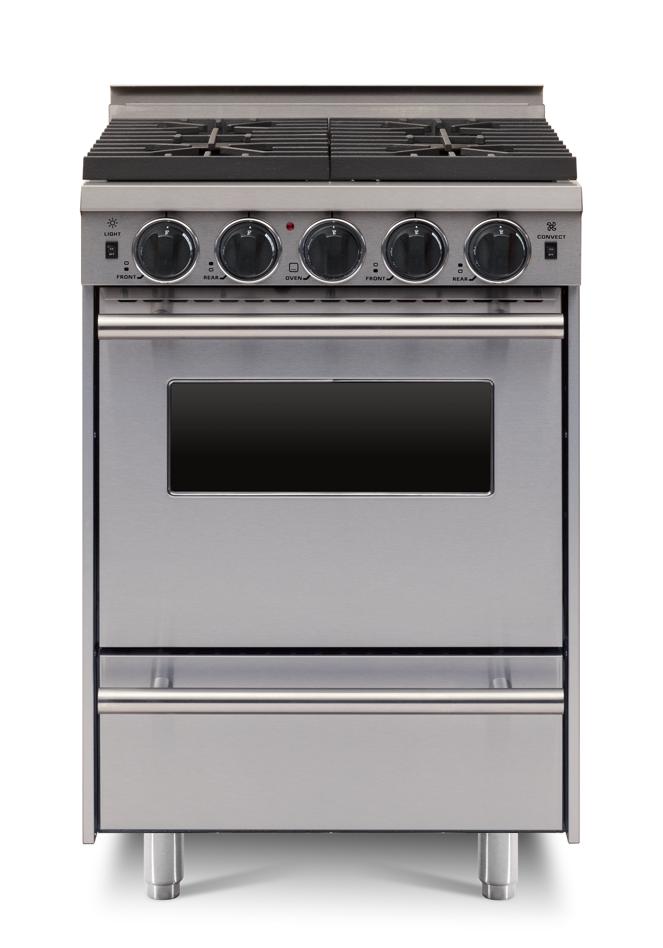24" LP All-Gas Convection Range - Open Burners