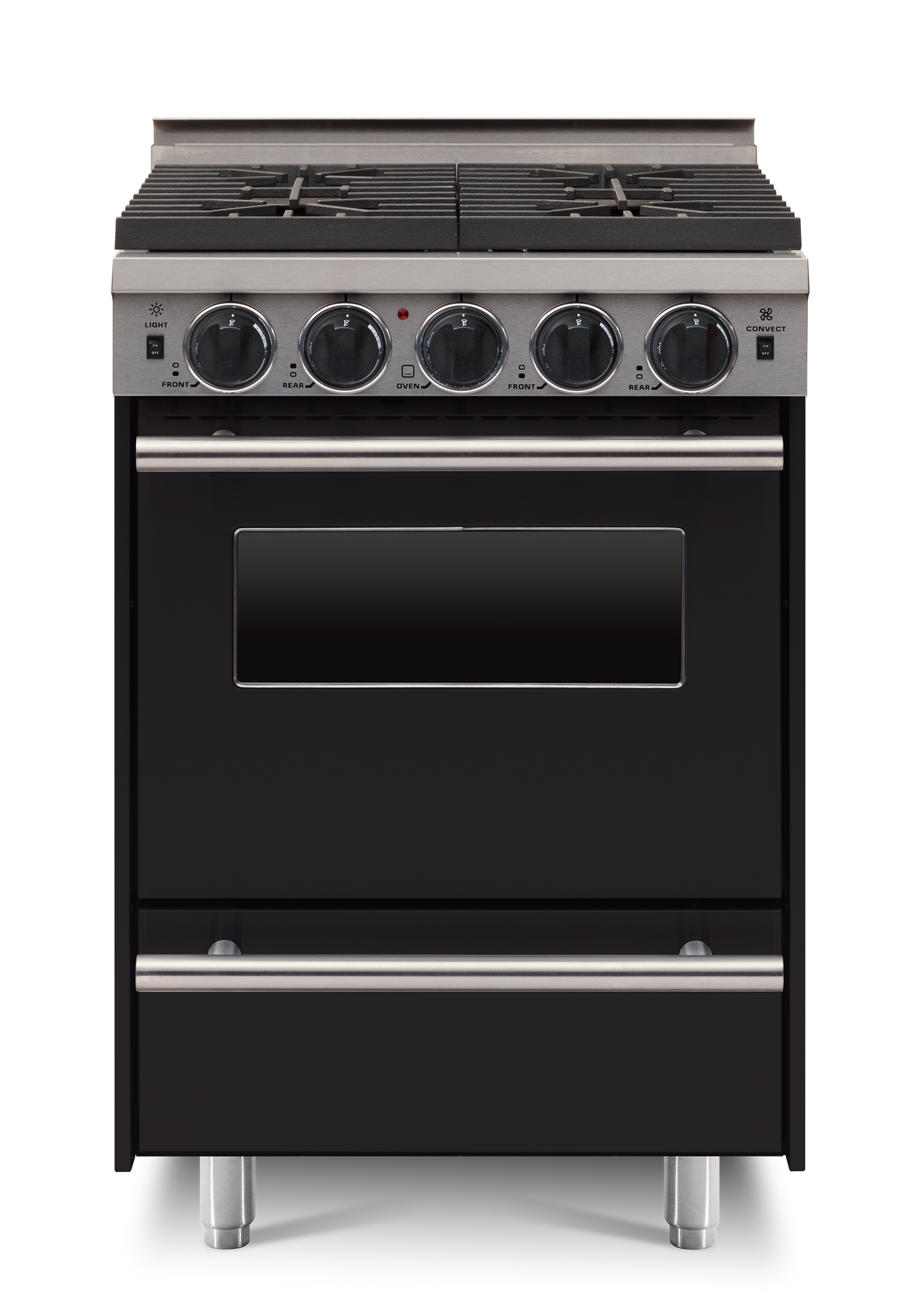 24" All-Gas Convection Range - Open Burners