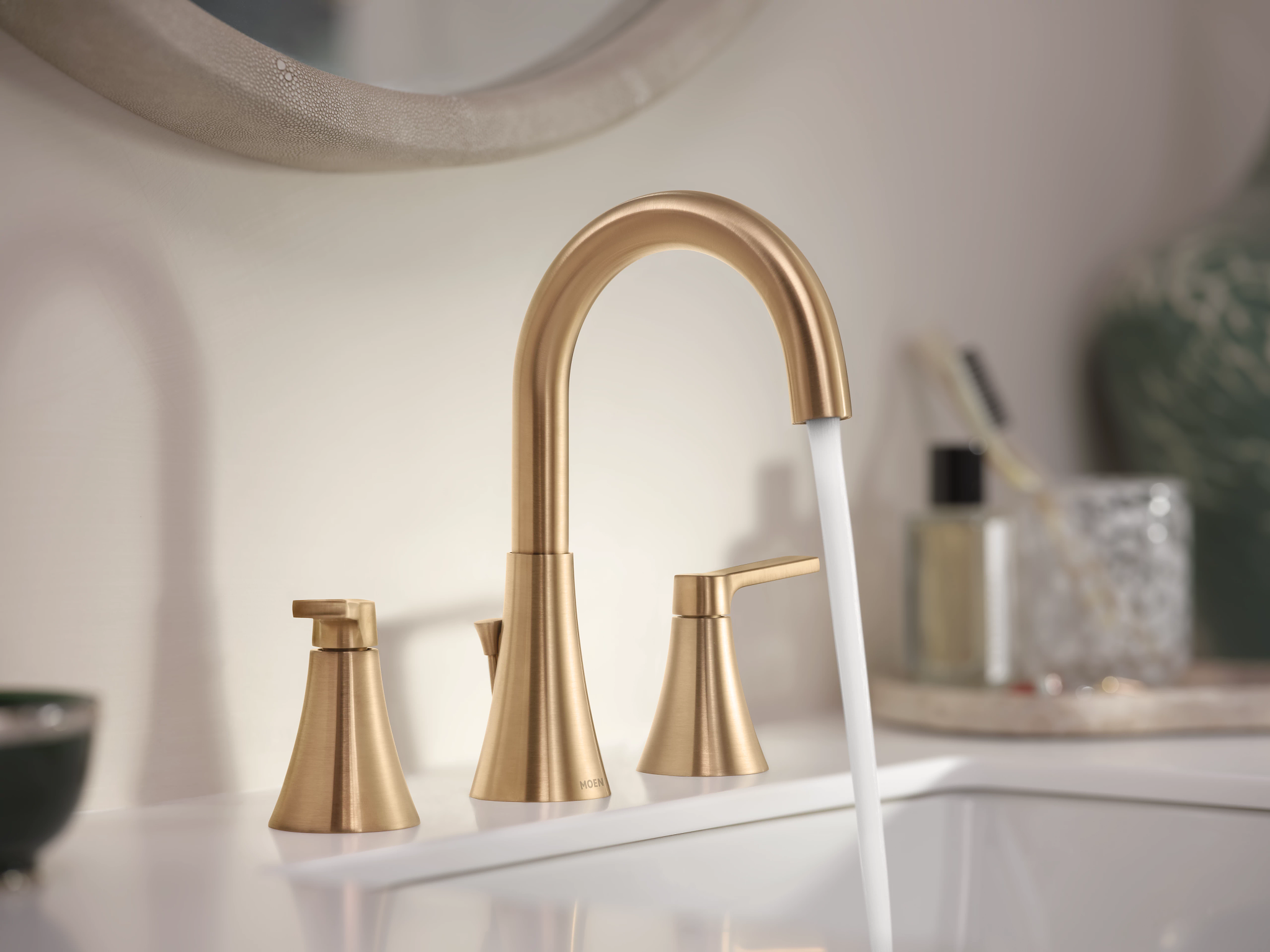 Moen TV64433 Jase Two-Handle Widespread Bathroom Sink Faucet