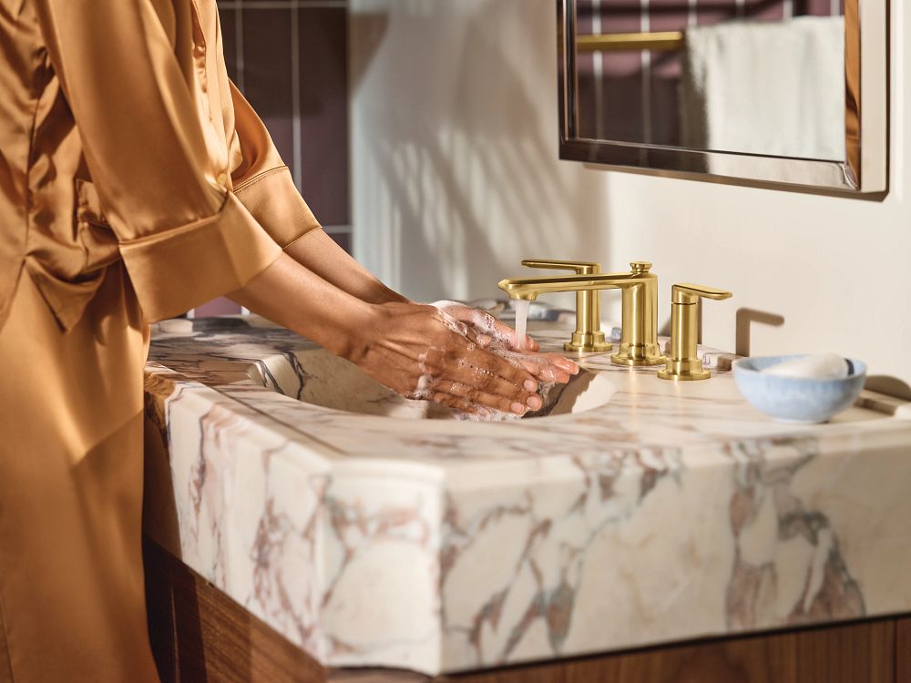 Greenfield Two-Handle Widespread Bathroom Sink Faucet