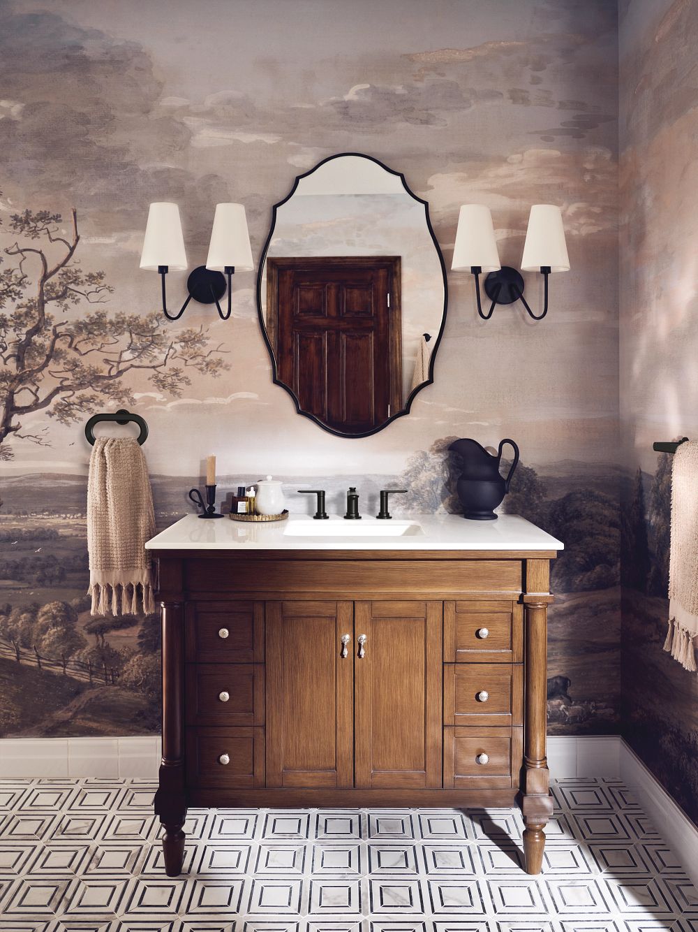 Greenfield Two-Handle Widespread Bathroom Sink Faucet