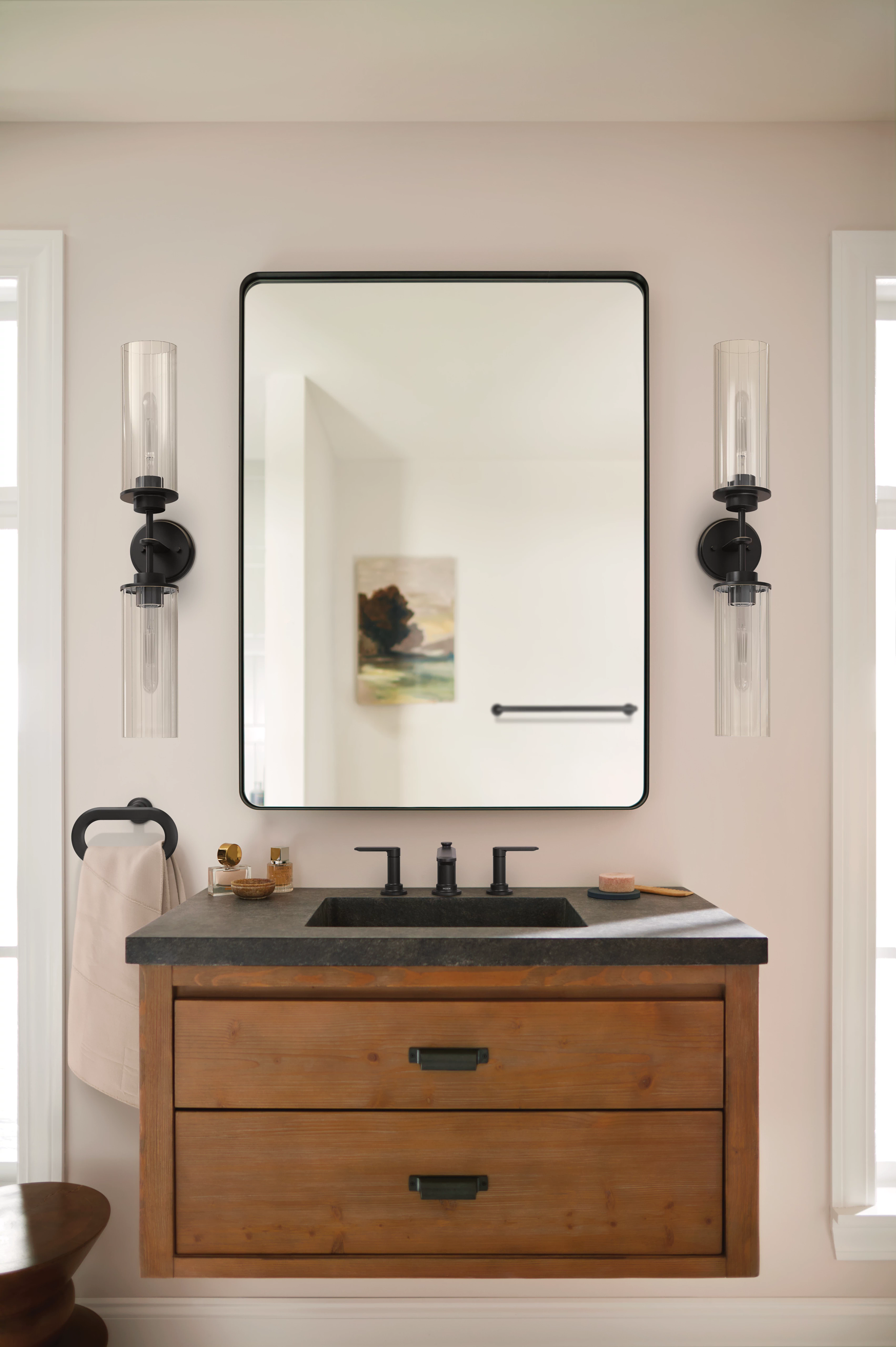 Moen YB1762 Greenfield Chrome two globe bath light