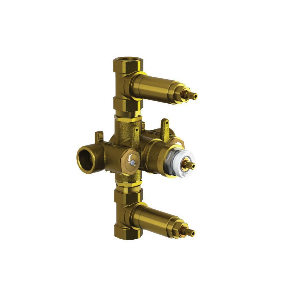 Flusso TVH.4401 3/4" Thermostatic Valve - 2 Outputs