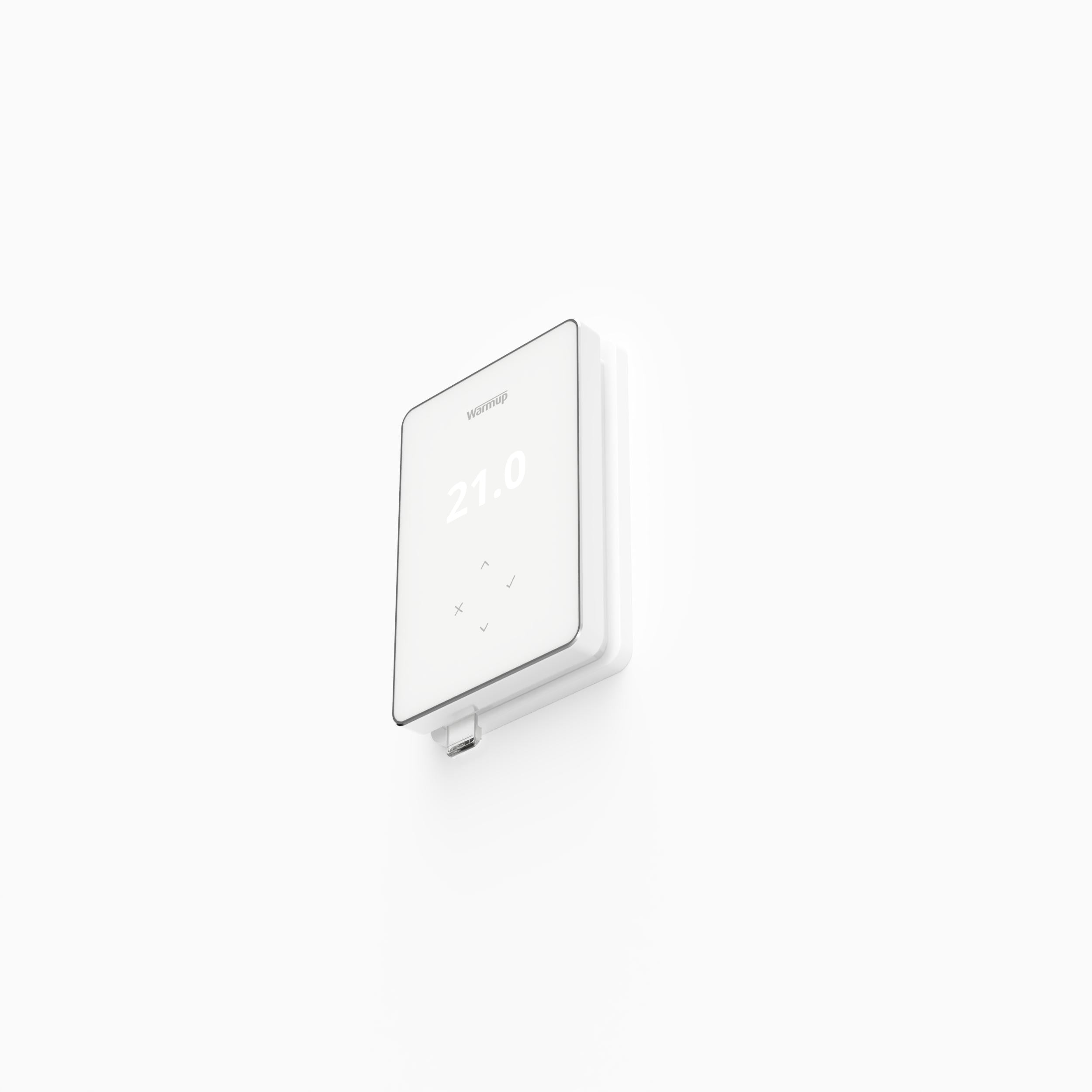 Warmup Terra Basic Wi-Fi Smart Thermostat – White, 120V/240V (TRA-04-WH-LC)