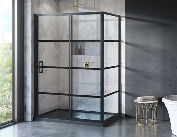 Latitude 2 sided Shower Door