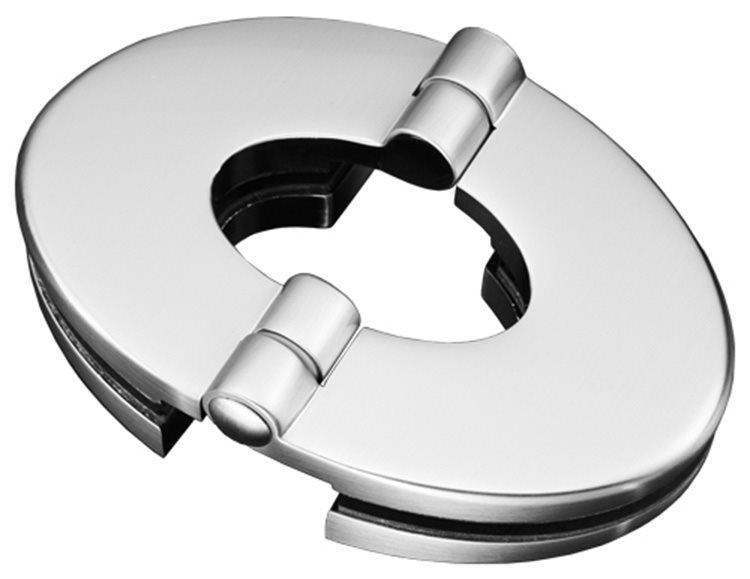 Fleurco Select Monaco Round top tub shield, 3/8" (10mm) or 1/4" (6mm) glass, 58" H (59 1/2" to top of support bar)
