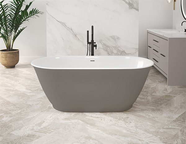 Fleurco Calla Freestanding Solid Surface Bathtub – BTCA6229 Series