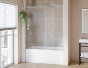 Fleurco Skyline Tub enclosure, 5/16" (8 mm) clear glass, 66" H