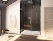 Fleurco Select Kara In-line Shower Door, 3/8" (10 mm) glass, 79" H (80 1/2" to top of support bar)