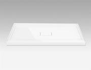 Fleurco ADT In‑Line Acrylic Shower Base – Concealed Center Drain with 3 Integrated Tile Flanges