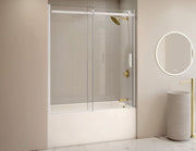 Fleurco Horizon Tub enclosure, 5/16" (8 mm) clear glass, 66" H