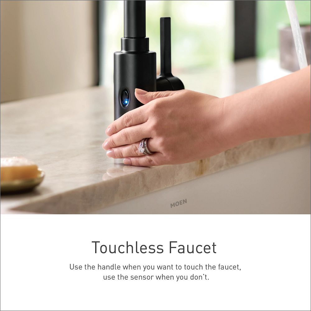 Kurv MotionSense Wave One-Handle Pulldown Touchless Kitchen Faucet